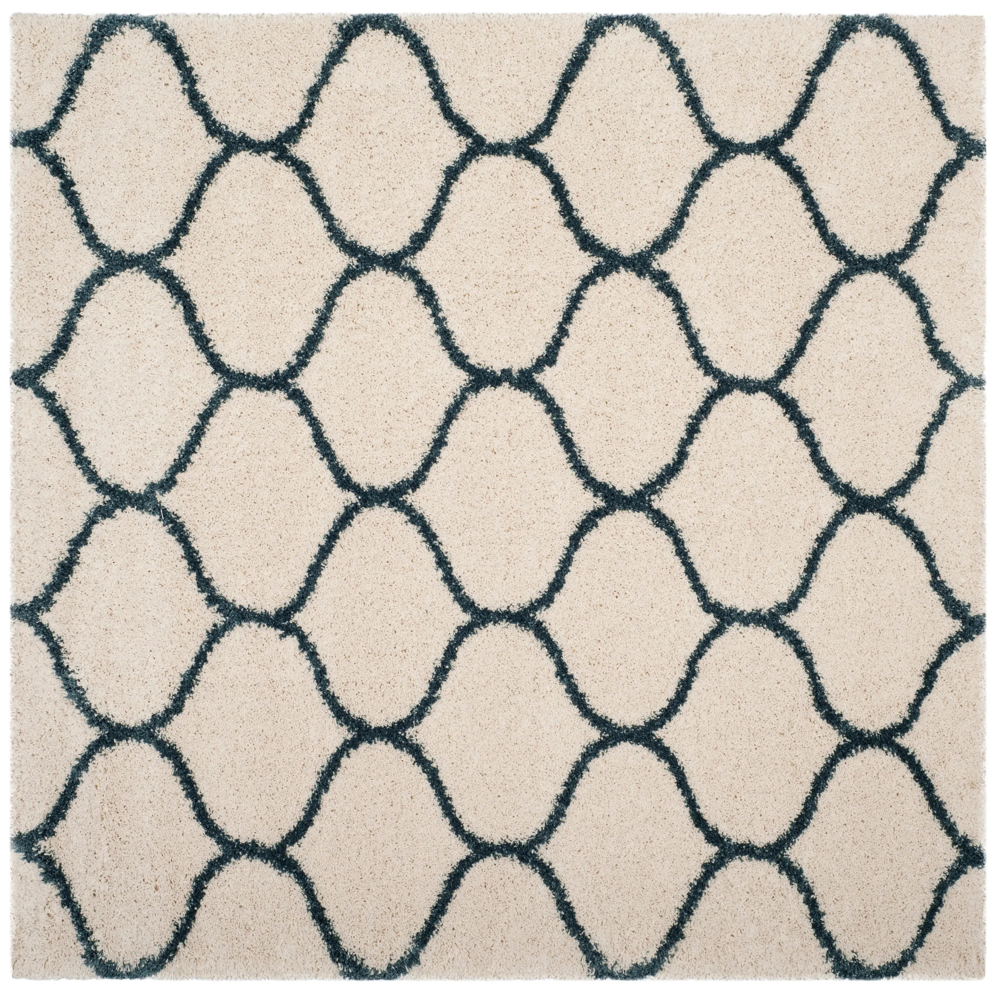 SAFAVIEH Hudson Shag Pushpa Trellis 2-inch Thick Area Rug