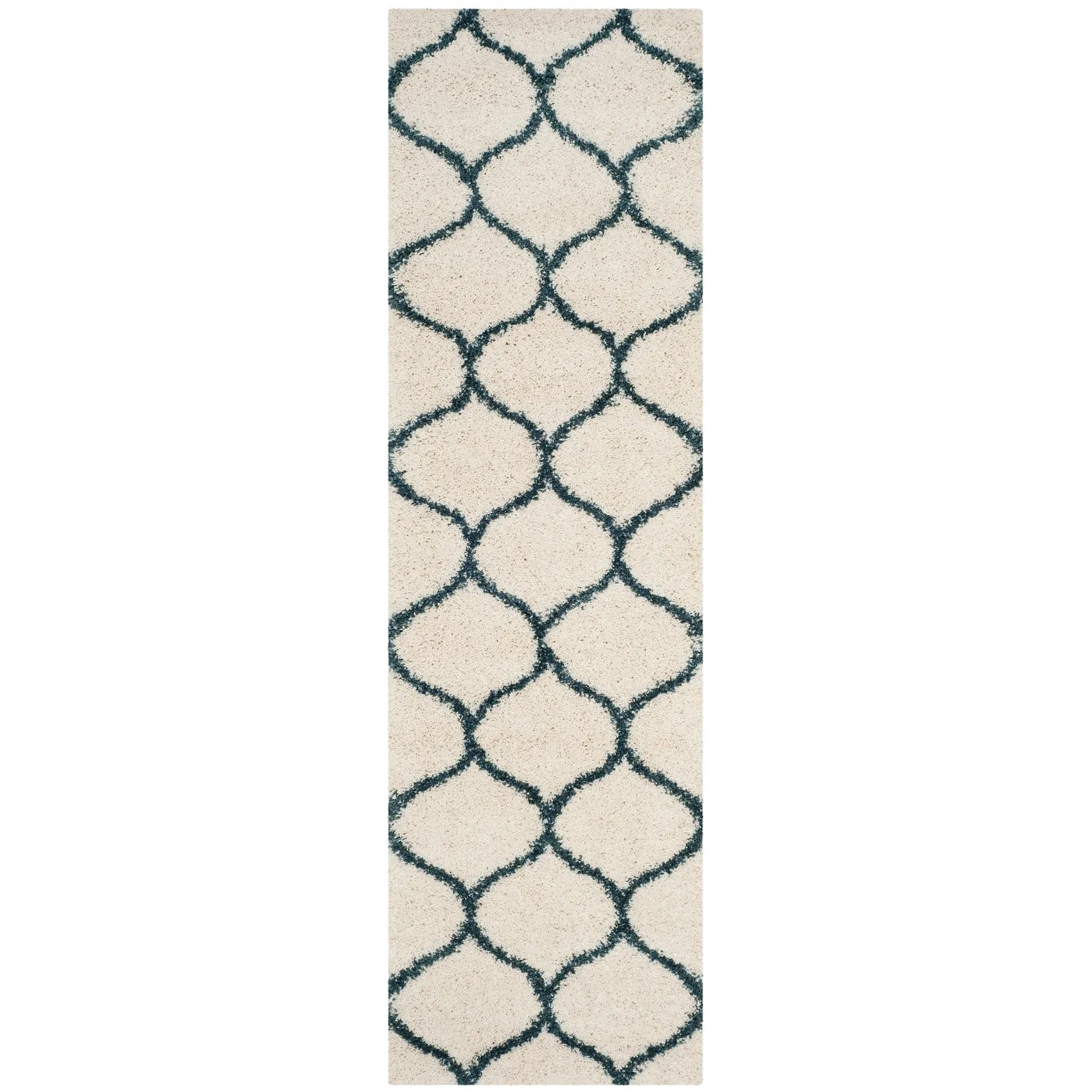 SAFAVIEH Hudson Shag Pushpa Trellis 2-inch Thick Area Rug