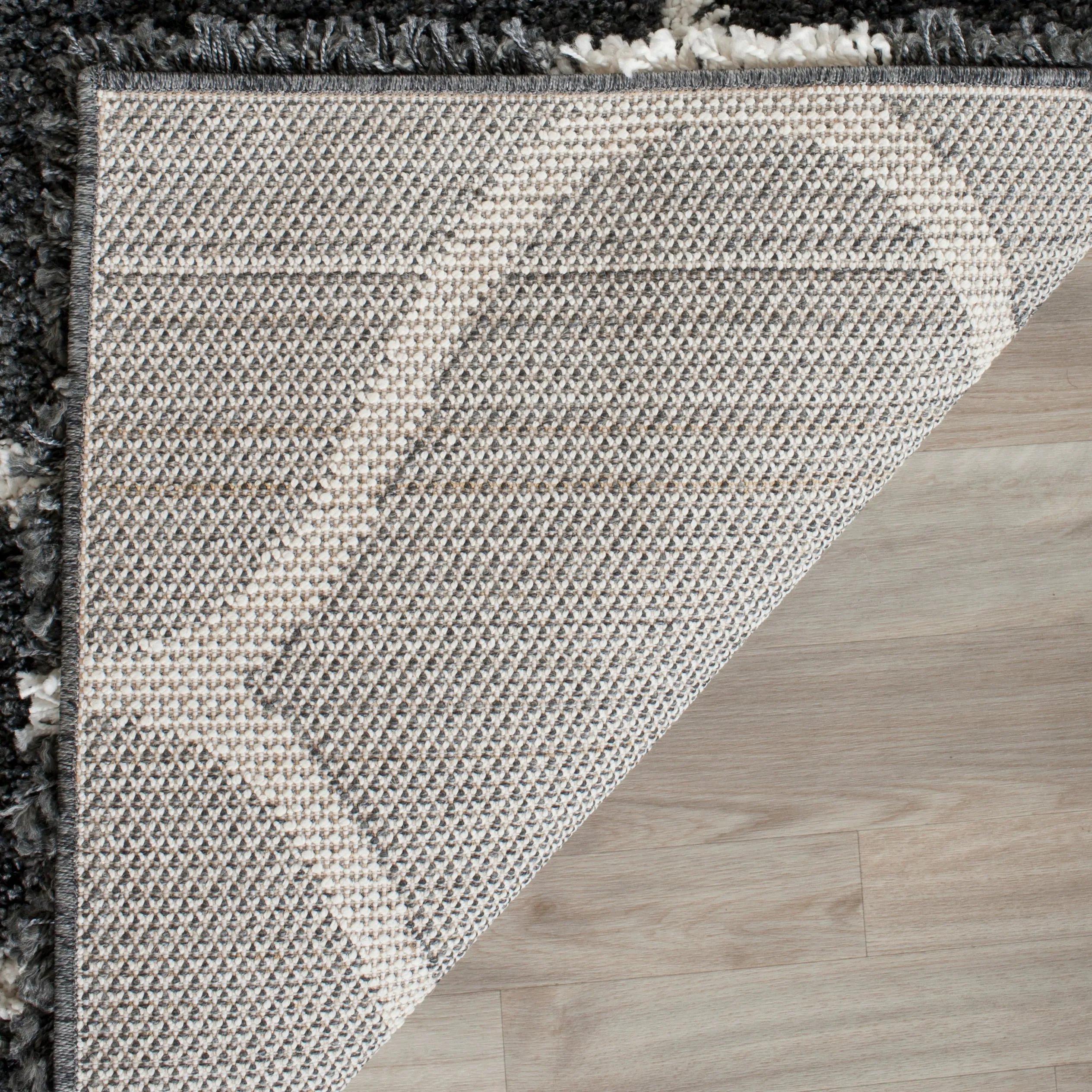SAFAVIEH Hudson Shag Pushpa Trellis 2-inch Thick Area Rug