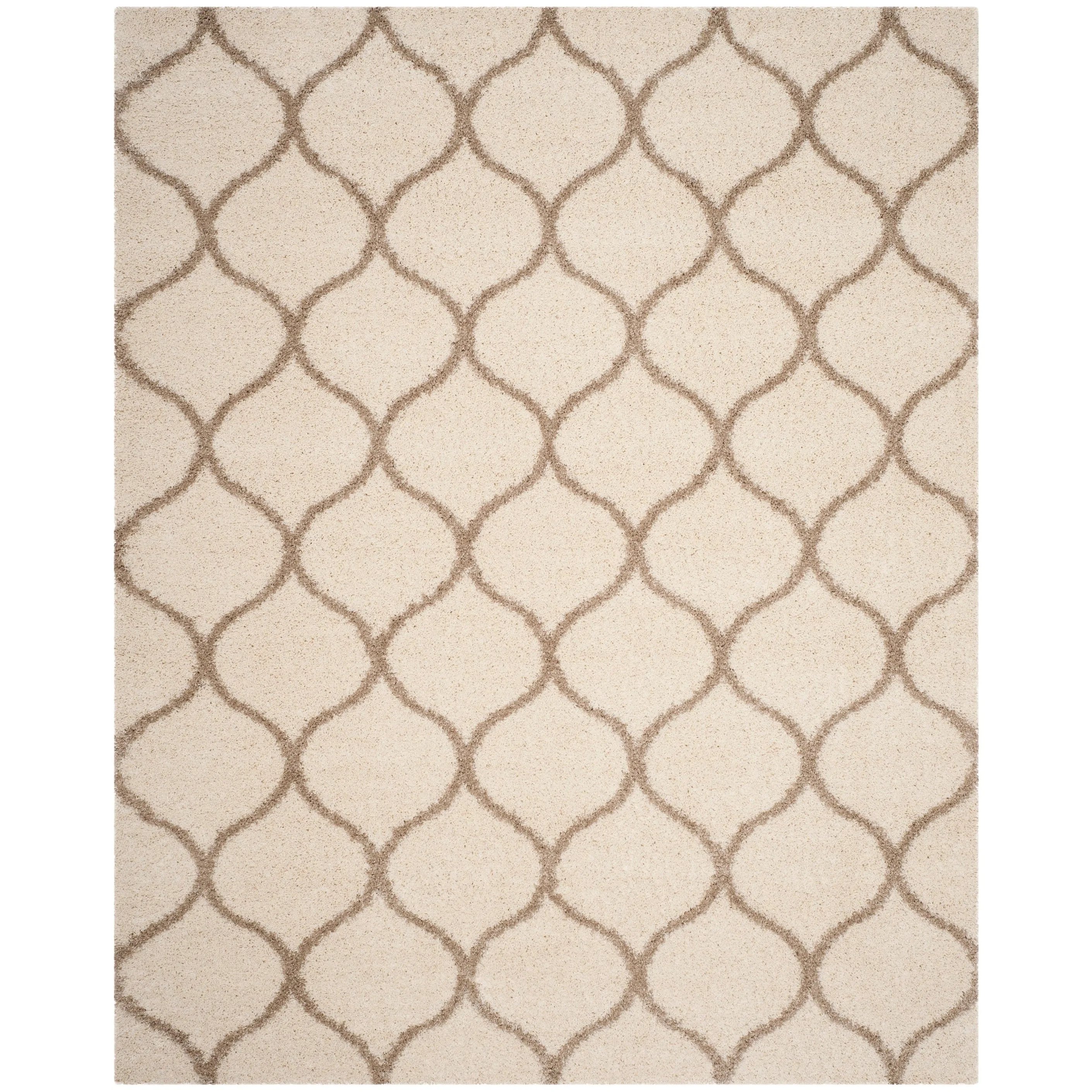 SAFAVIEH Hudson Shag Pushpa Trellis 2-inch Thick Area Rug