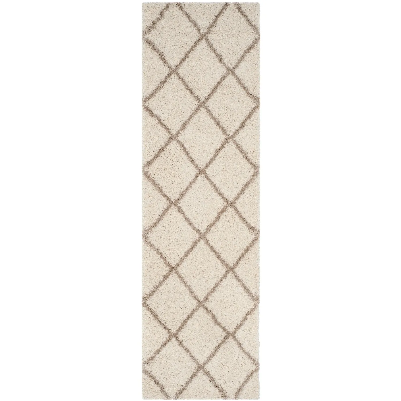 SAFAVIEH Hudson Shag Raili Diamond Trellis 2-inch Thick Rug