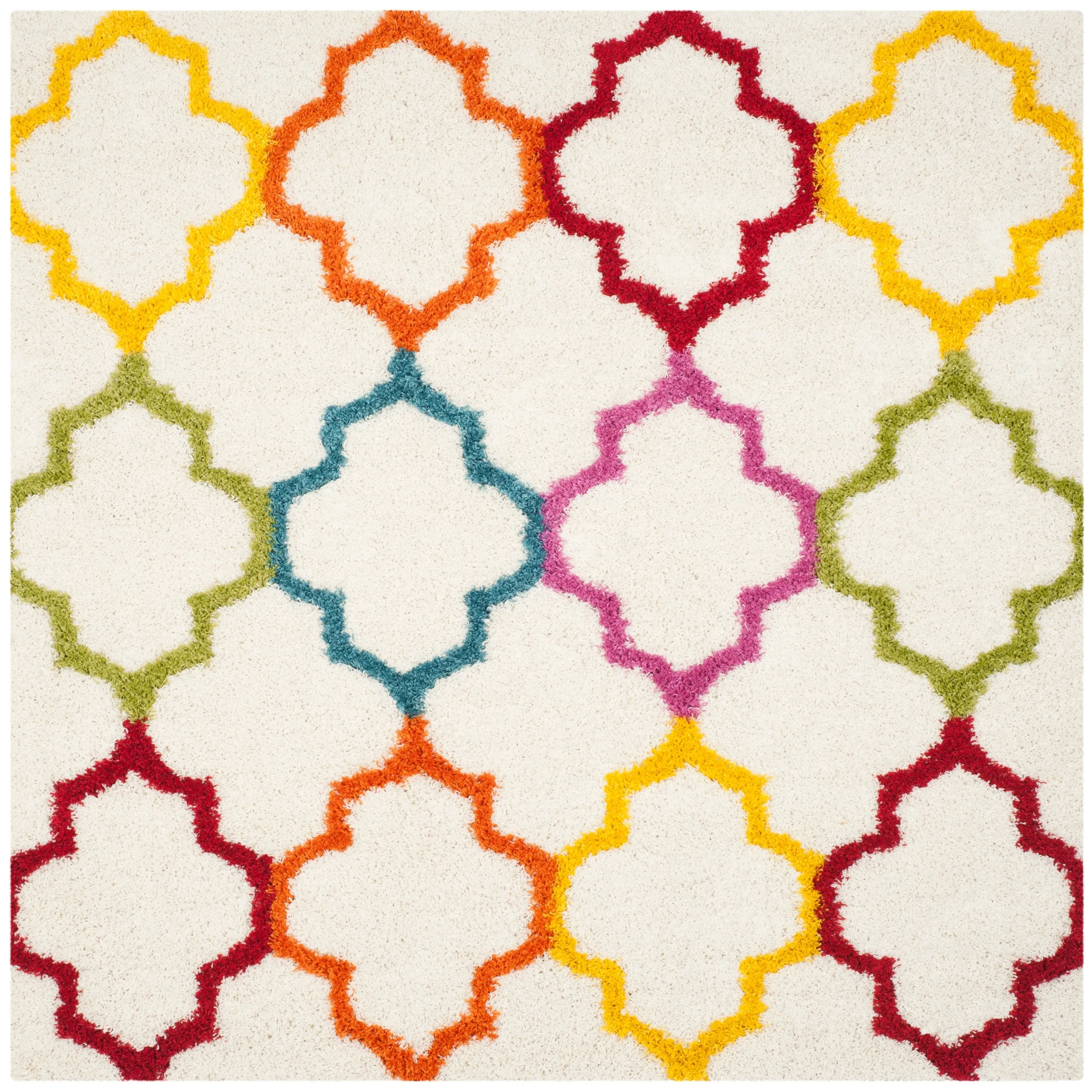 SAFAVIEH Kids Shag Judyth Nursery Playroom 2-inch Thick Rug