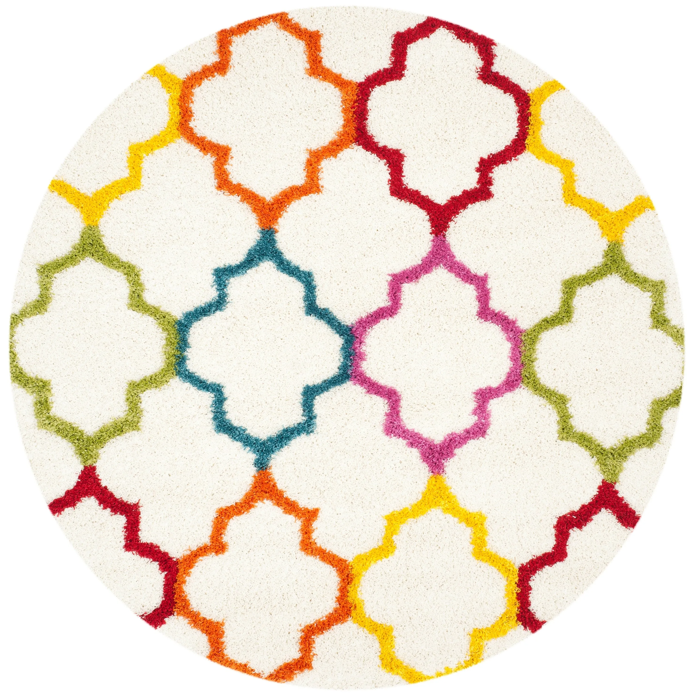 SAFAVIEH Kids Shag Judyth Nursery Playroom 2-inch Thick Rug