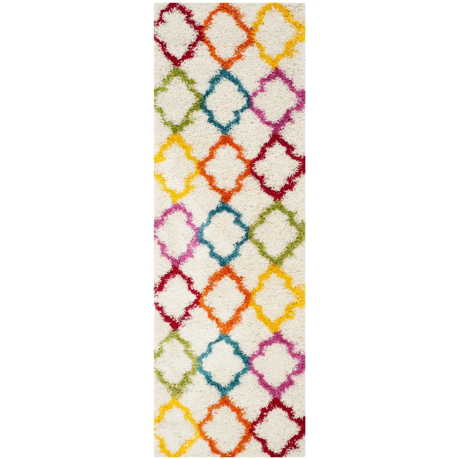 SAFAVIEH Kids Shag Judyth Nursery Playroom 2-inch Thick Rug