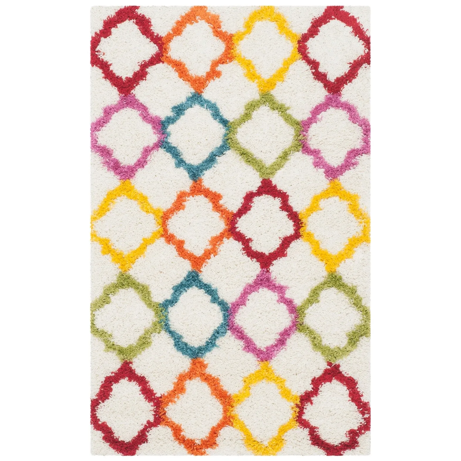 SAFAVIEH Kids Shag Judyth Nursery Playroom 2-inch Thick Rug
