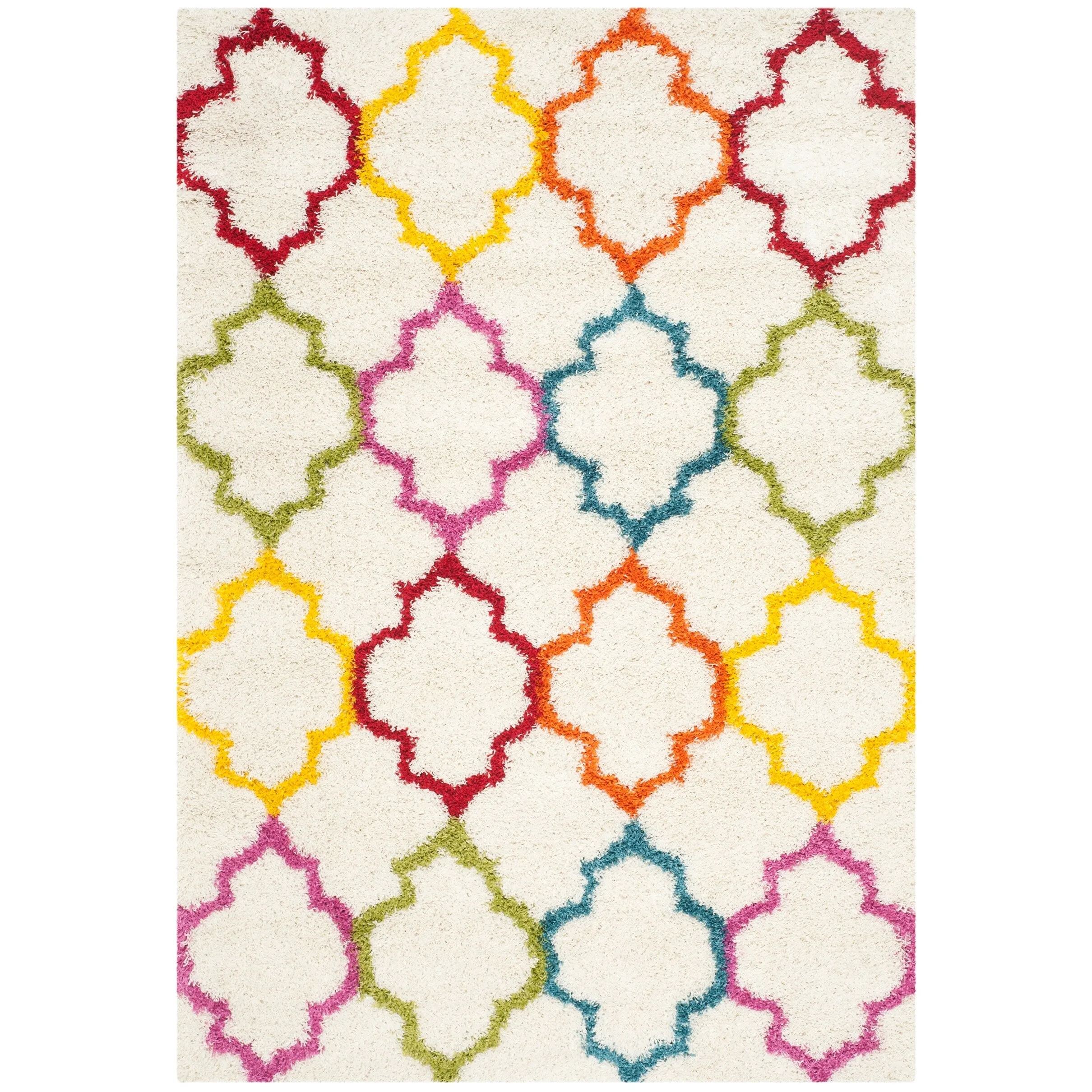 SAFAVIEH Kids Shag Judyth Nursery Playroom 2-inch Thick Rug