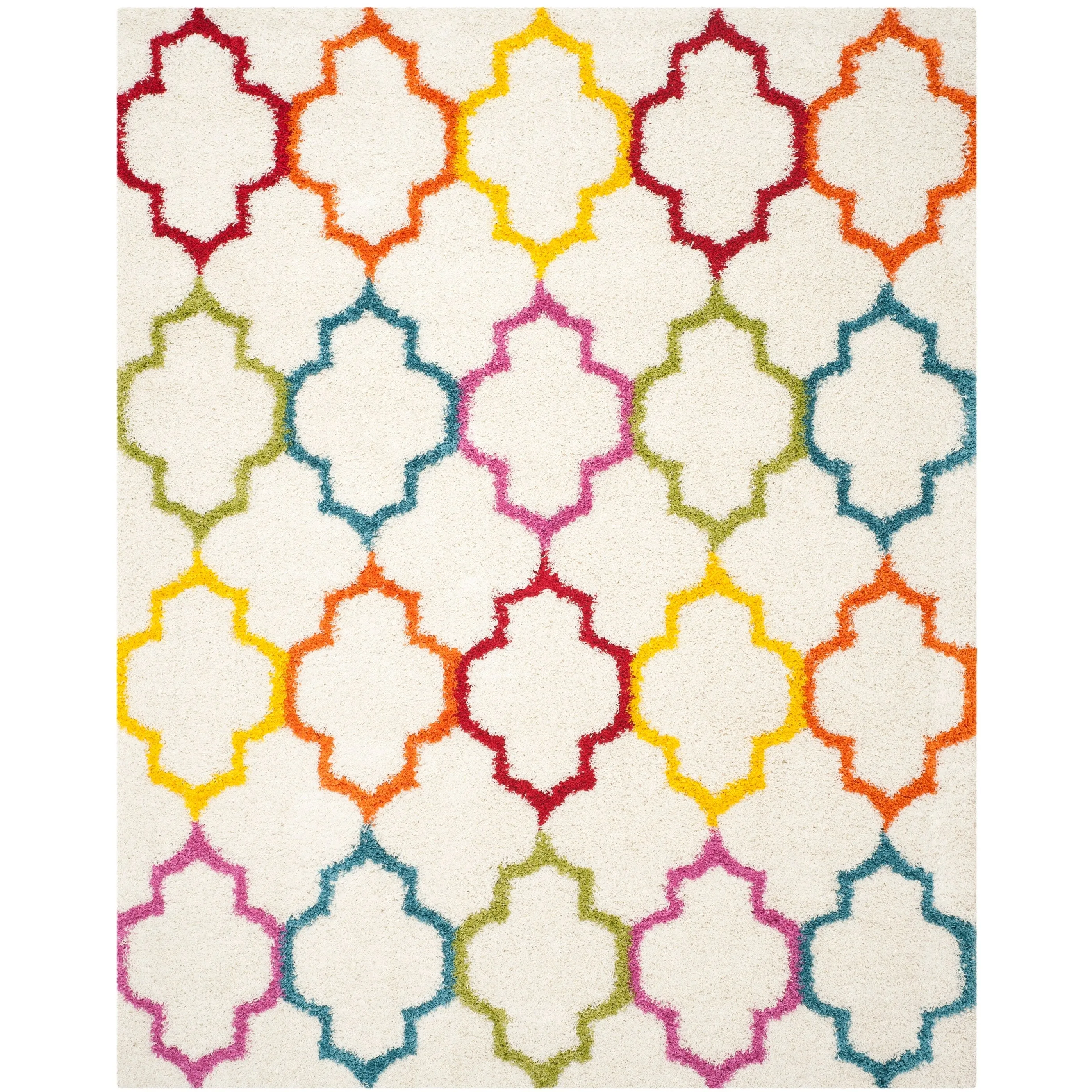 SAFAVIEH Kids Shag Judyth Nursery Playroom 2-inch Thick Rug
