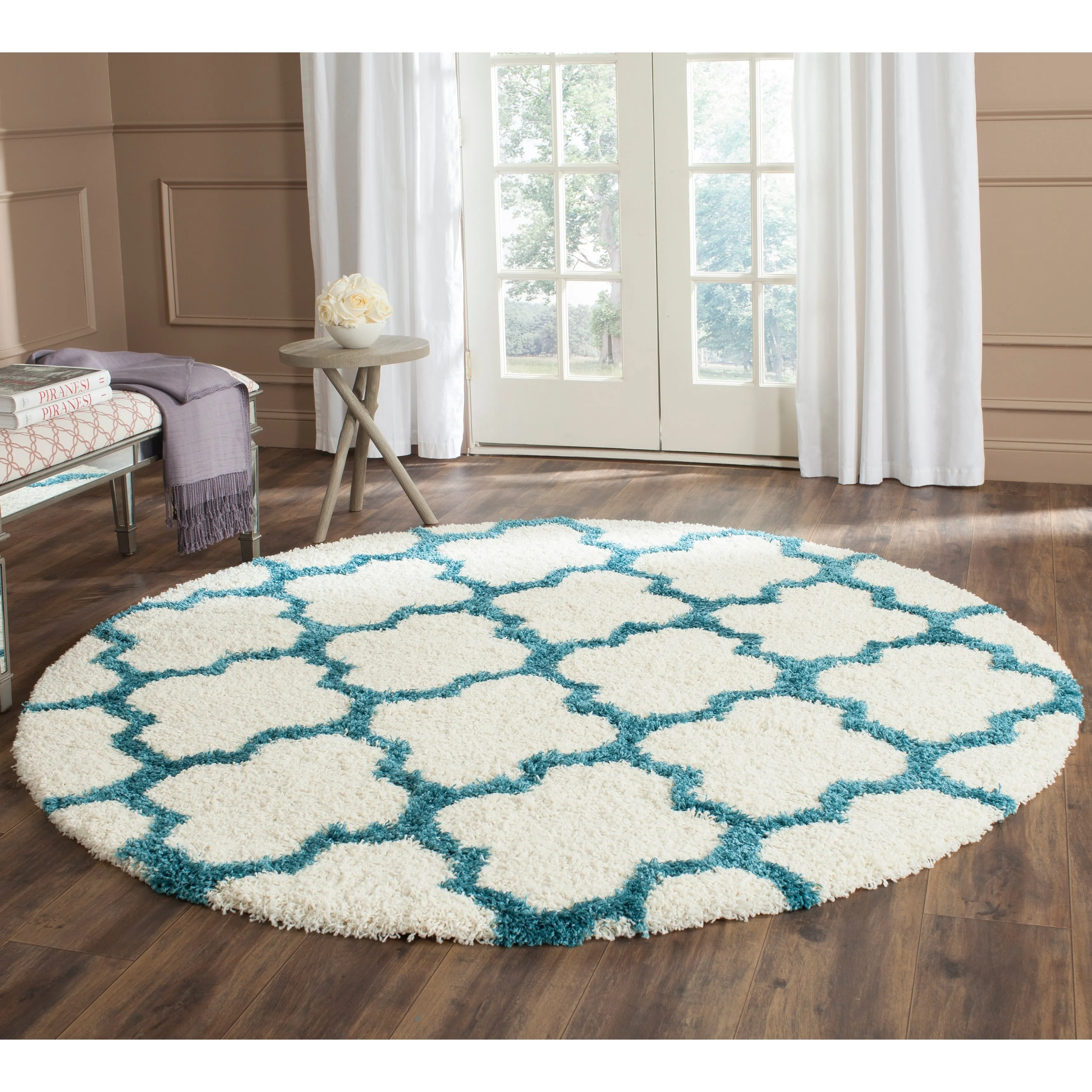 SAFAVIEH Kids Shag Judyth Nursery Playroom 2-inch Thick Rug