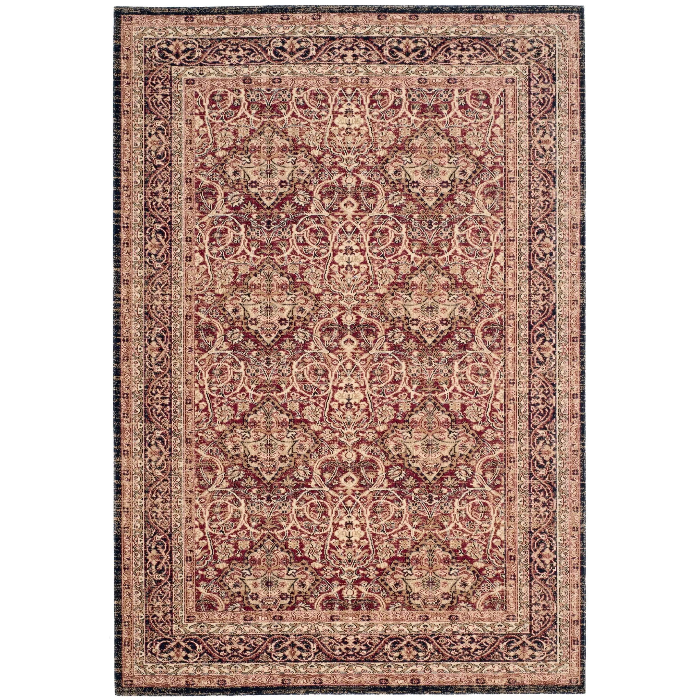 SAFAVIEH Lavar Kerman Karon Traditional Oriental Cotton Rug
