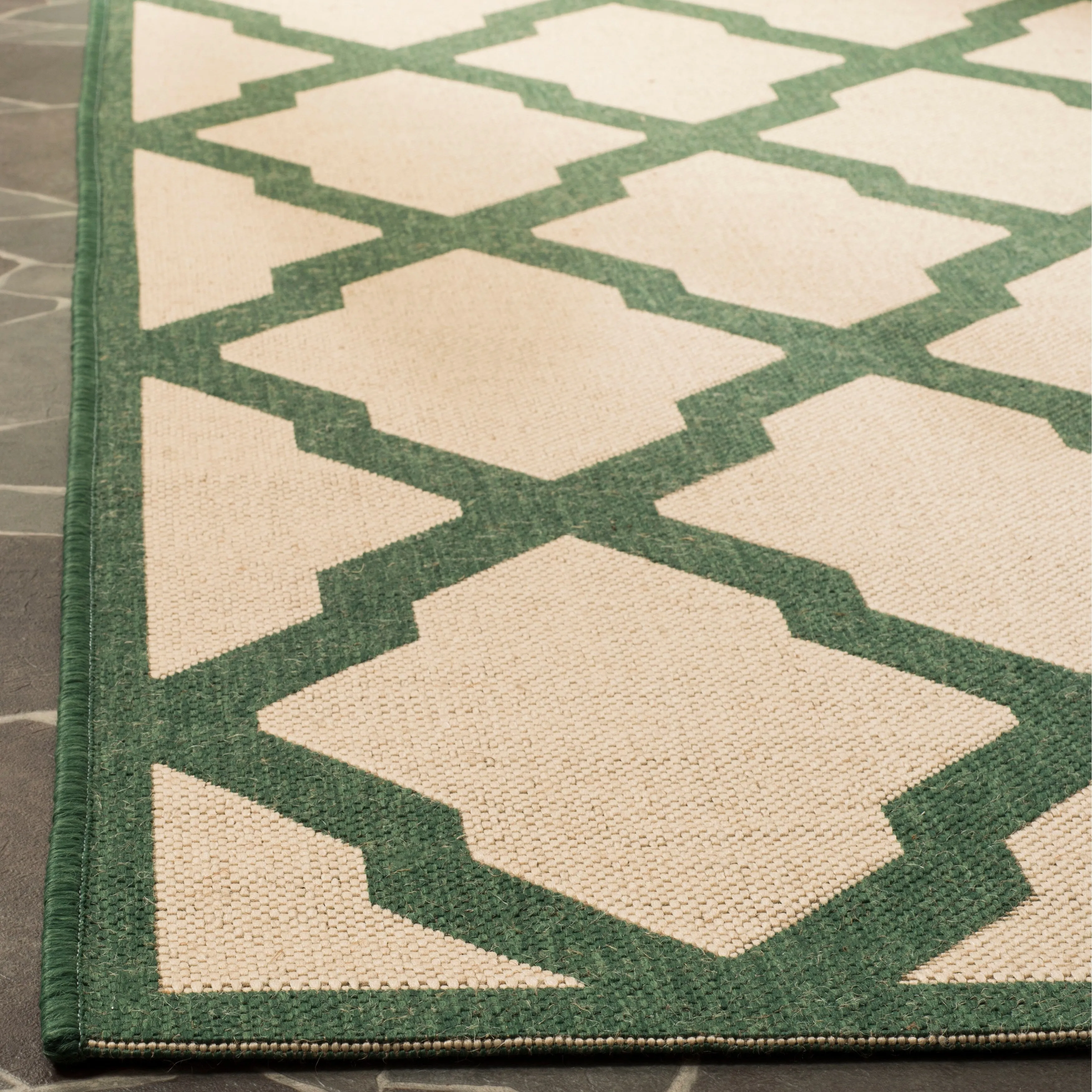 SAFAVIEH Linden Shirleyann Trellis Indoor/ Outdoor Patio Backyard Rug