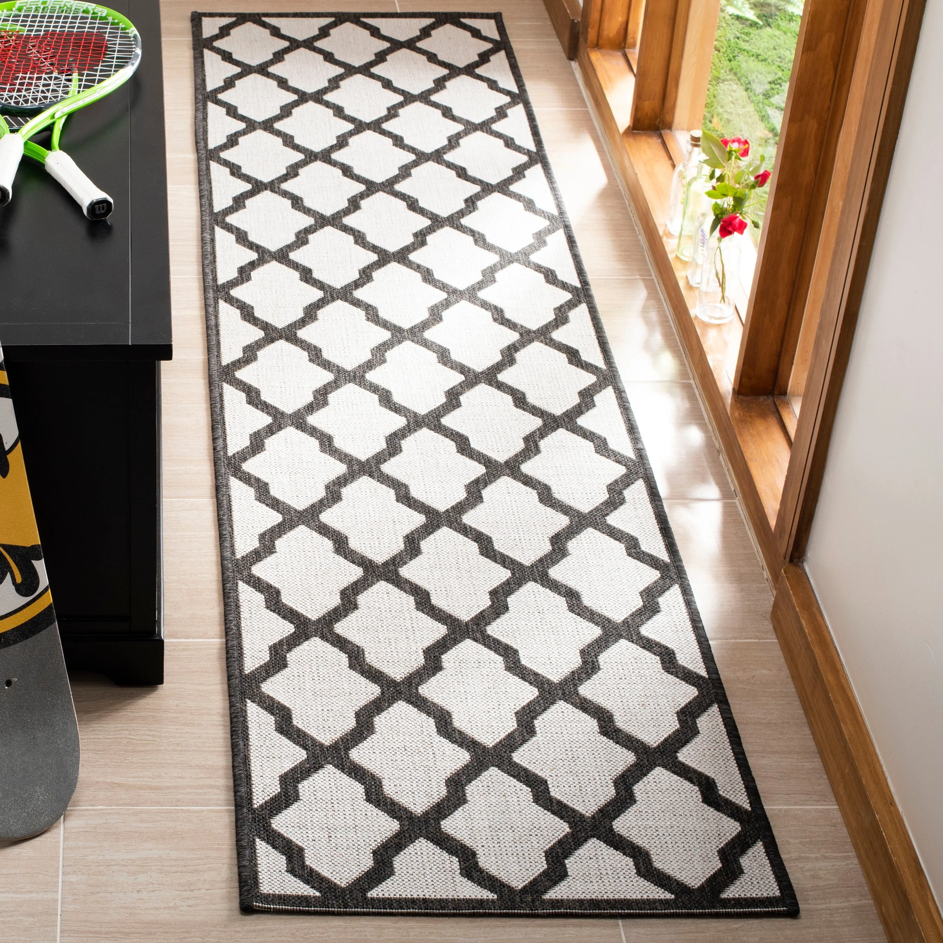 SAFAVIEH Linden Shirleyann Trellis Indoor/ Outdoor Patio Backyard Rug