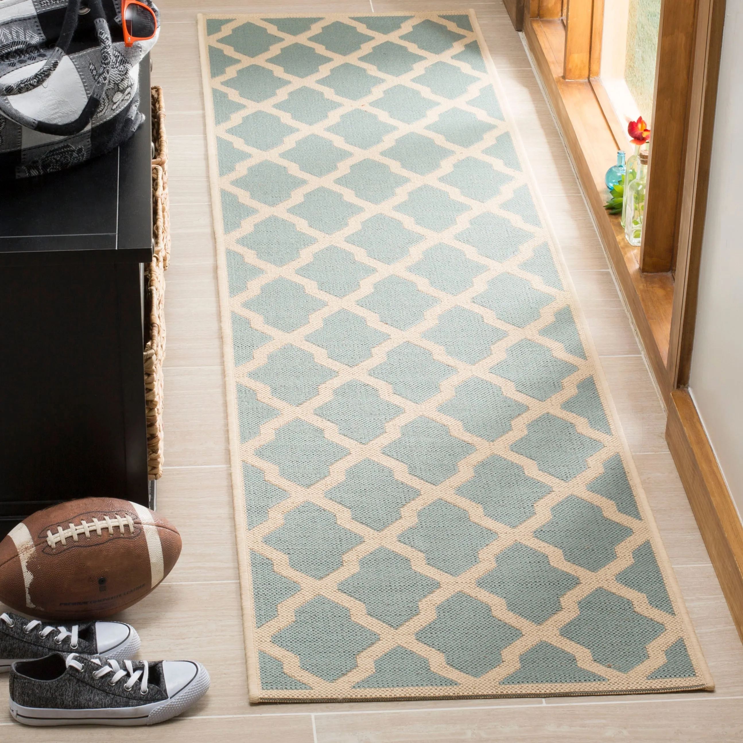 SAFAVIEH Linden Shirleyann Trellis Indoor/ Outdoor Patio Backyard Rug