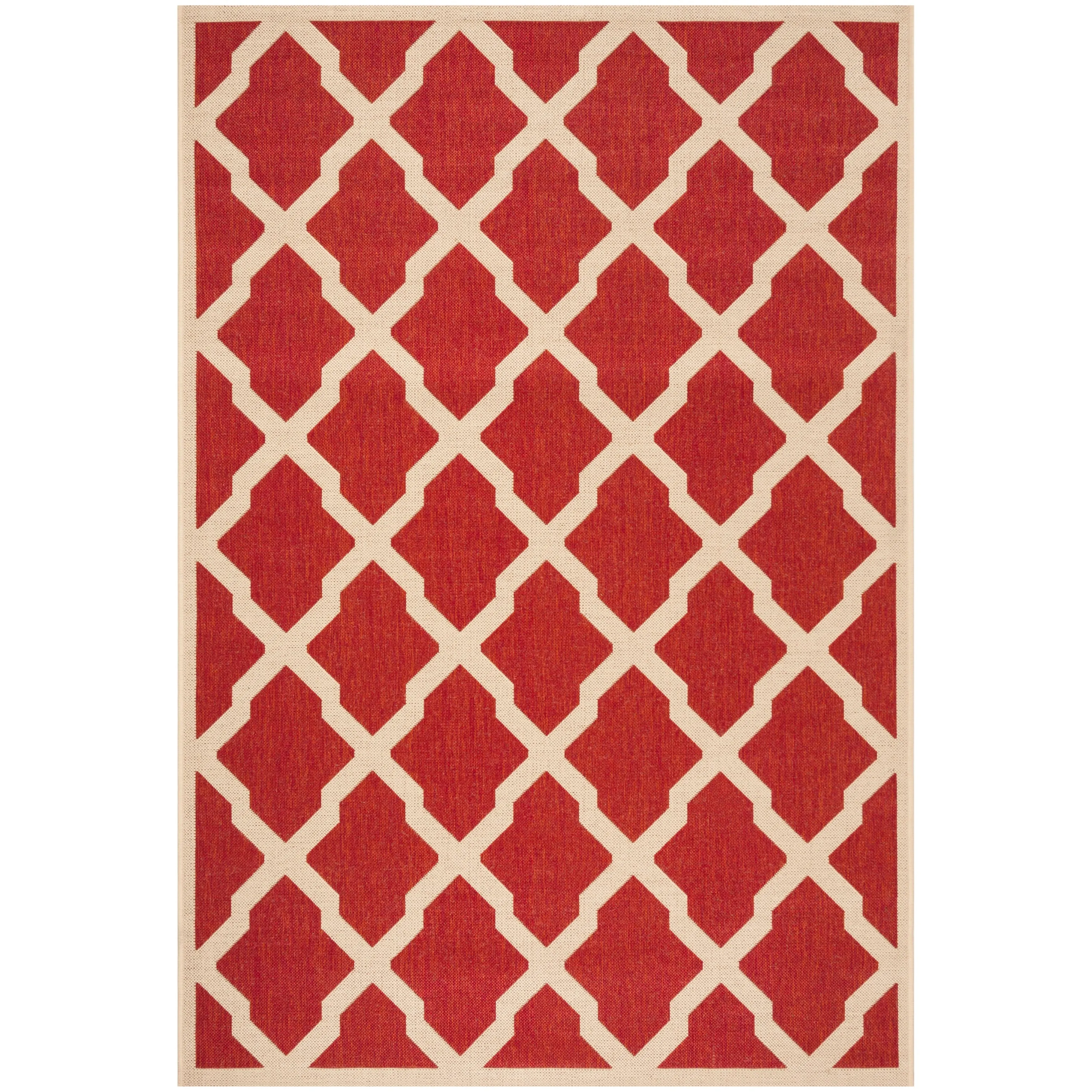 SAFAVIEH Linden Shirleyann Trellis Indoor/ Outdoor Patio Backyard Rug