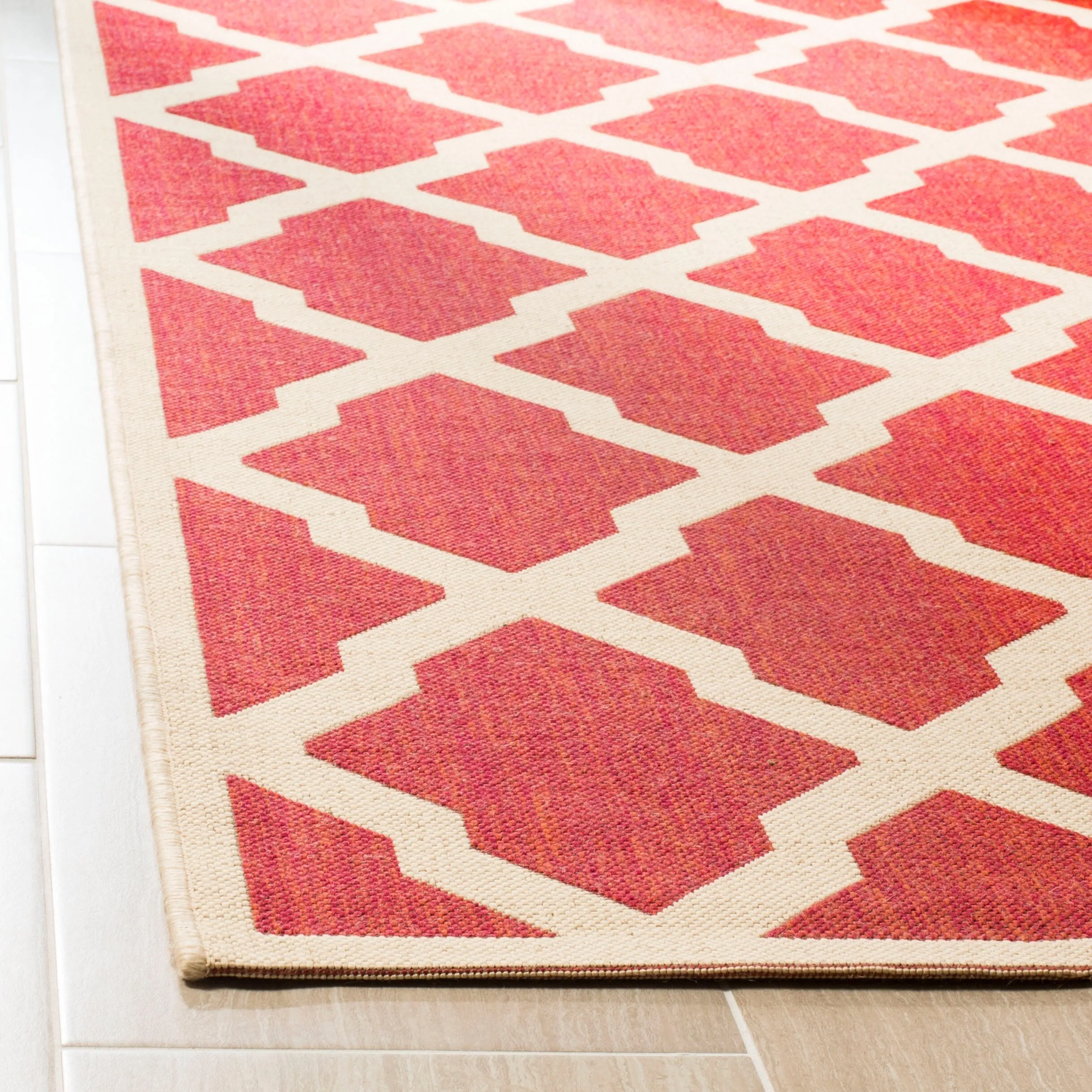 SAFAVIEH Linden Shirleyann Trellis Indoor/ Outdoor Patio Backyard Rug