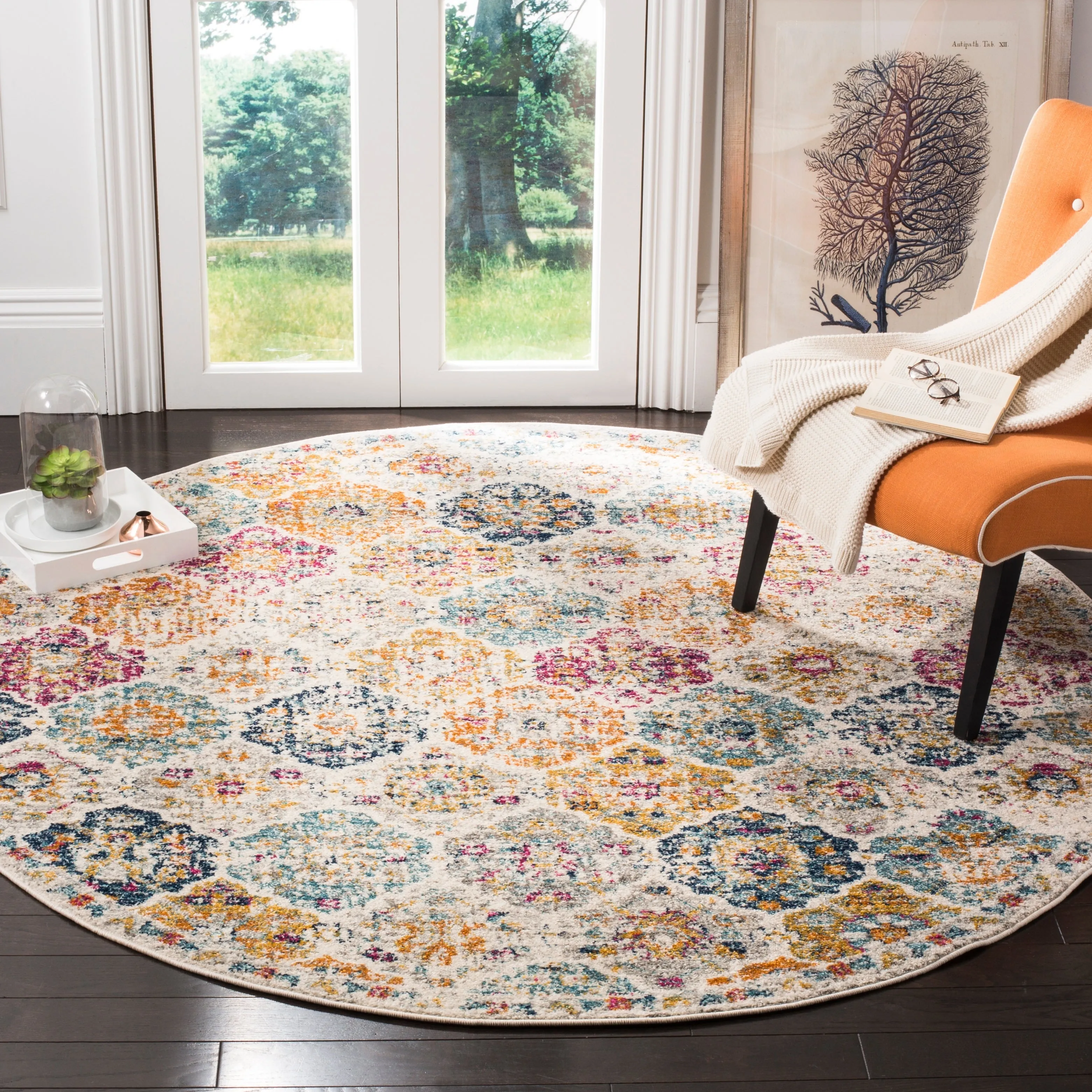 SAFAVIEH Madison Bettylou Boho Chic Distressed Area Rug
