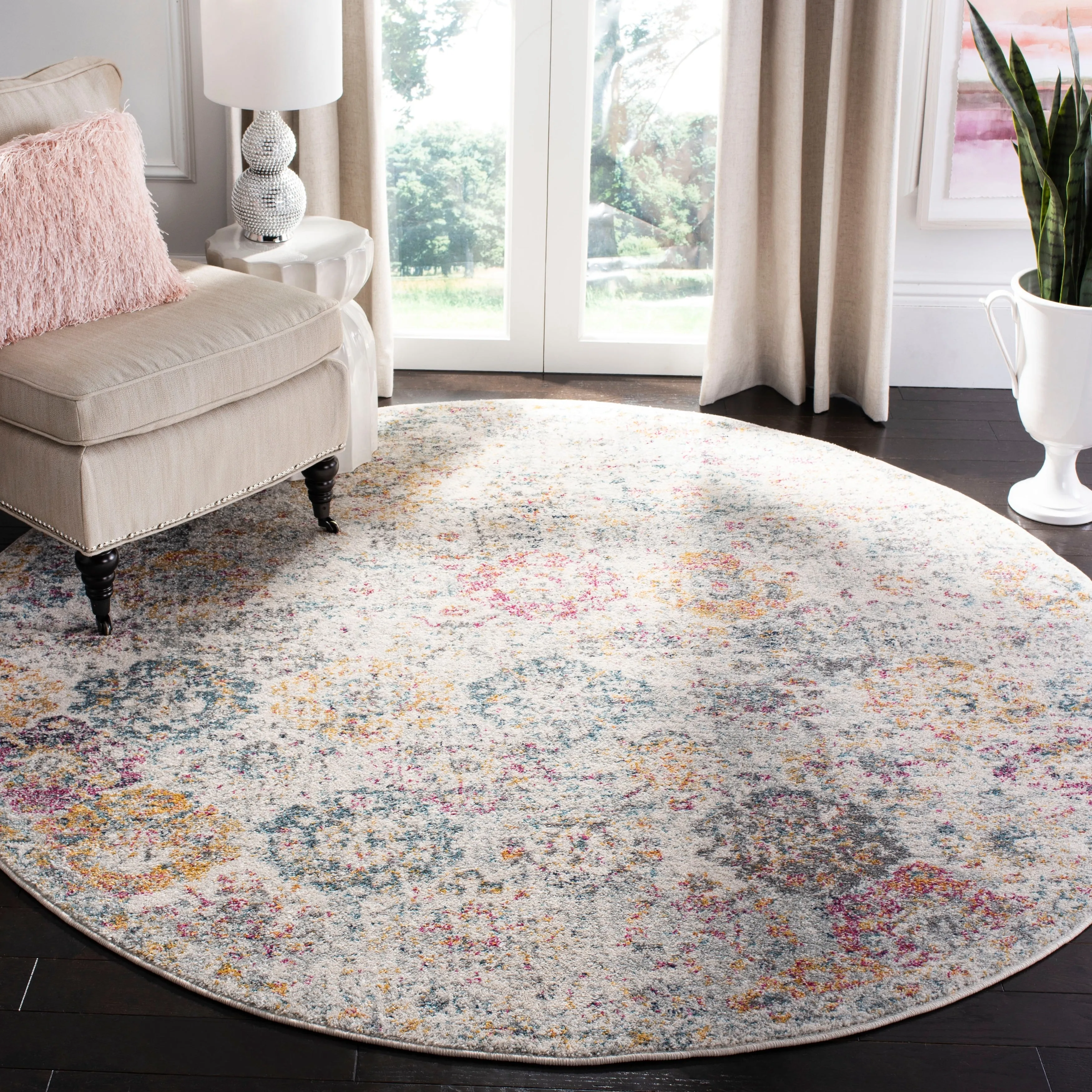 SAFAVIEH Madison Bettylou Boho Chic Distressed Area Rug