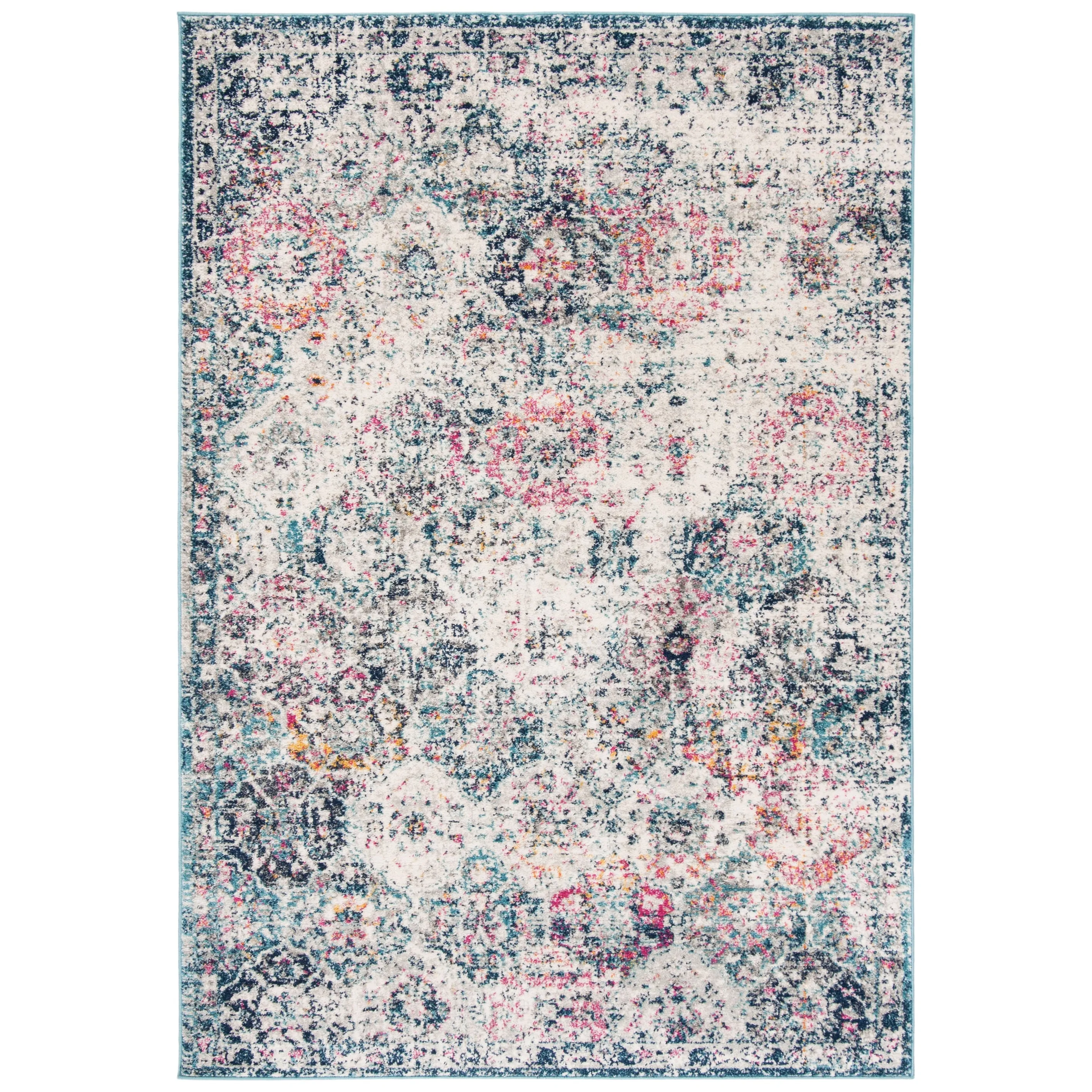 SAFAVIEH Madison Bettylou Boho Chic Distressed Area Rug