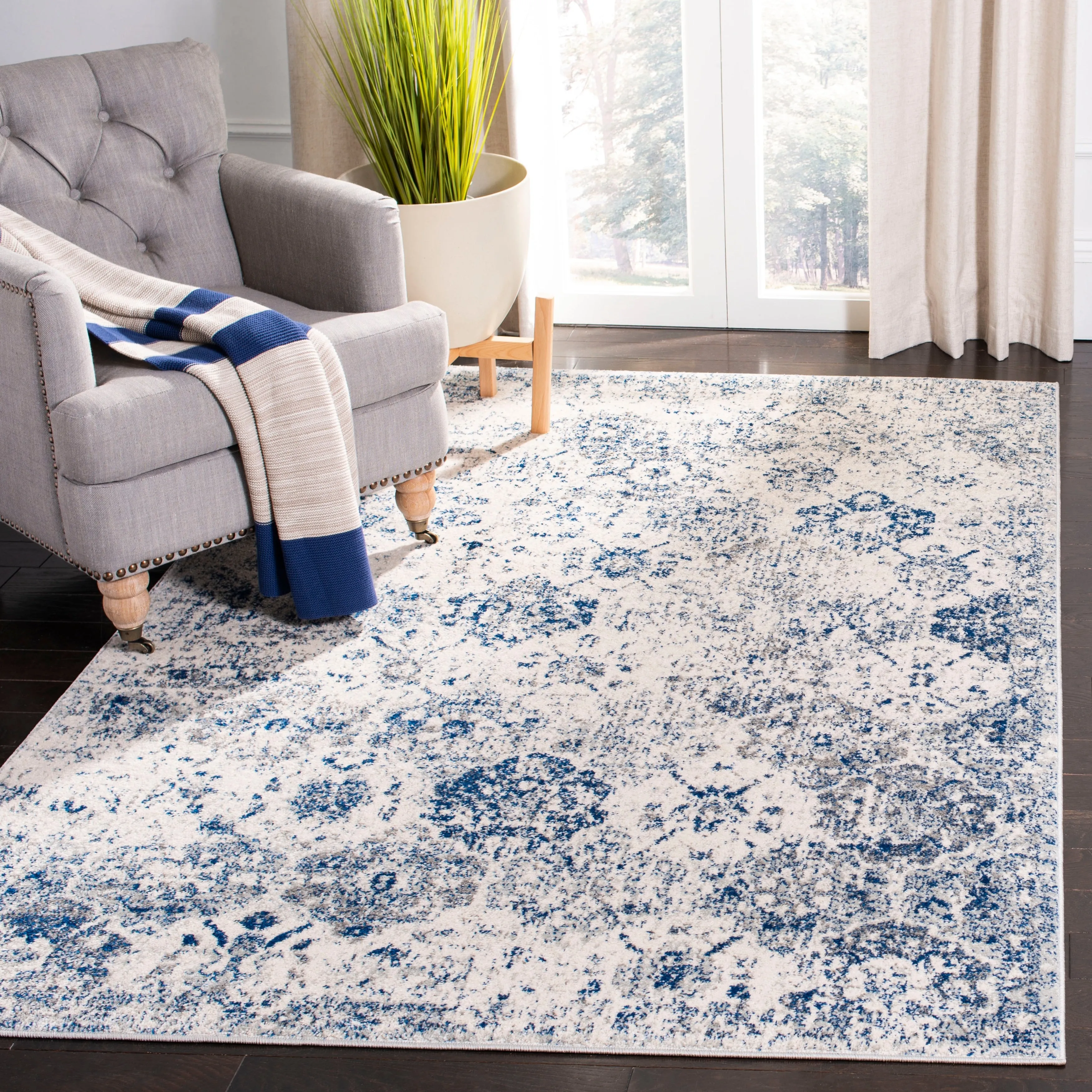 SAFAVIEH Madison Bettylou Boho Chic Distressed Area Rug
