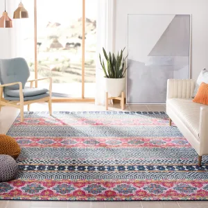 SAFAVIEH Madison Cleo Boho Chic Rug - Navy/Ivory - 6' 7 x 9' 2