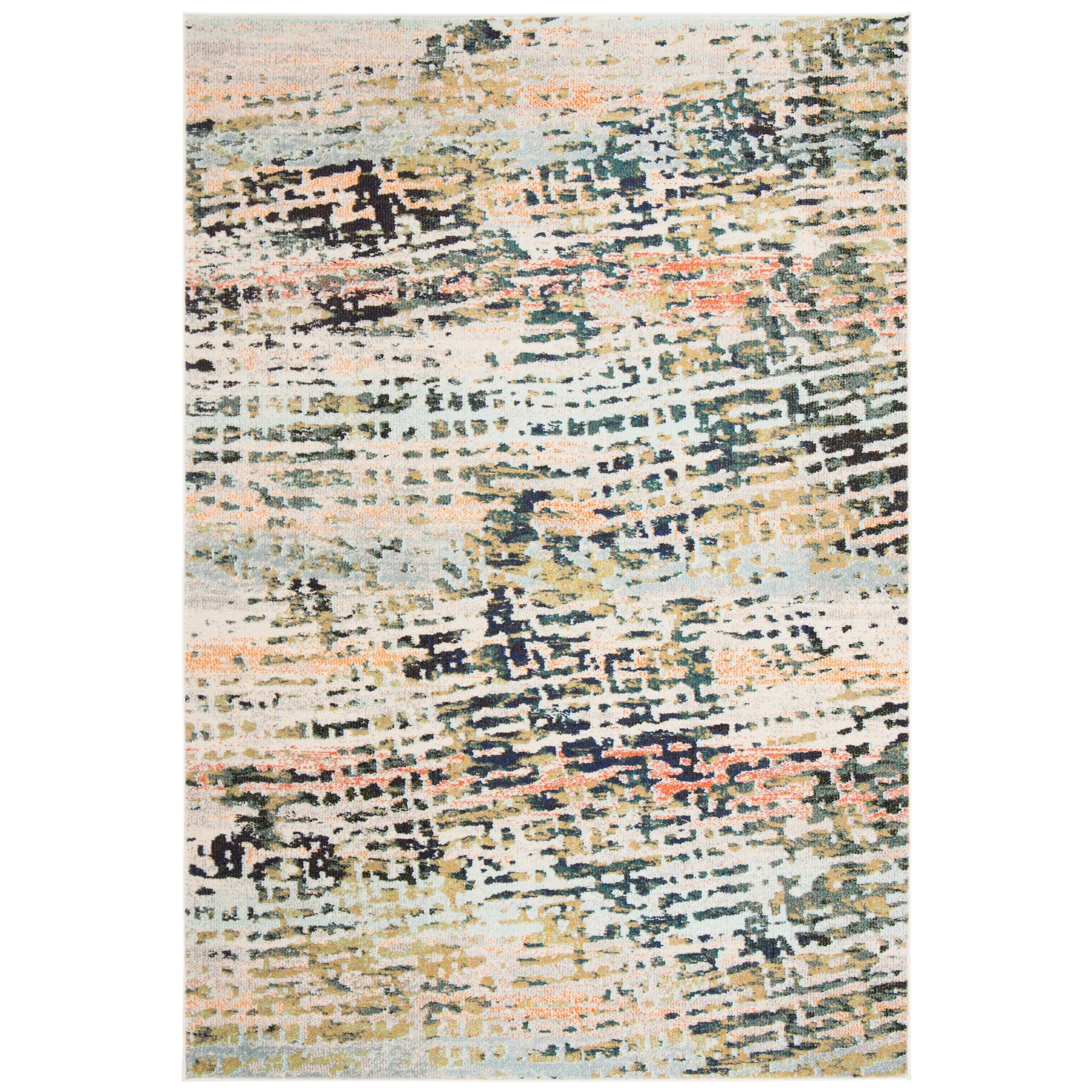 SAFAVIEH Madison Erlinda Vintage Boho Abstract Rug