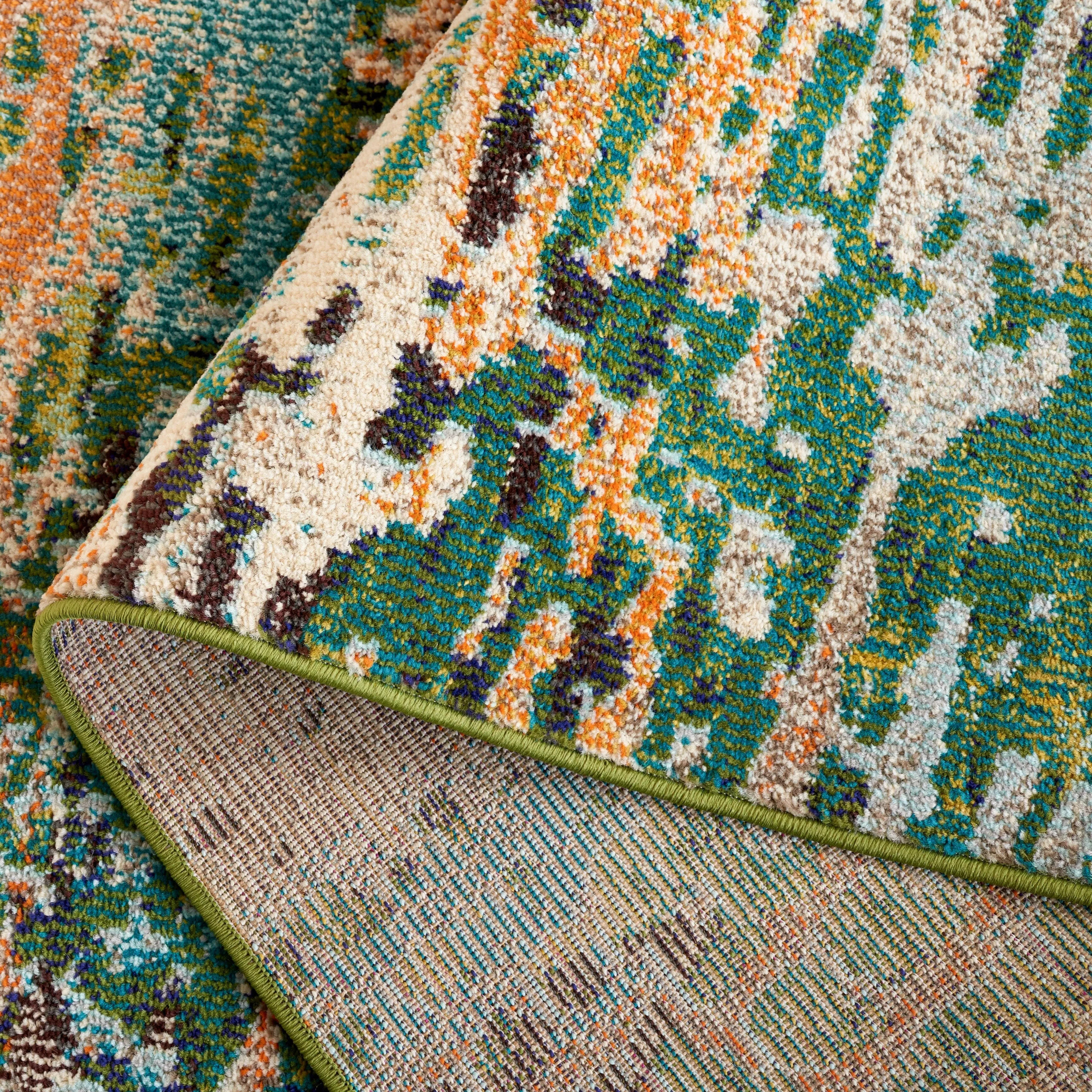 SAFAVIEH Madison Erlinda Vintage Boho Abstract Rug