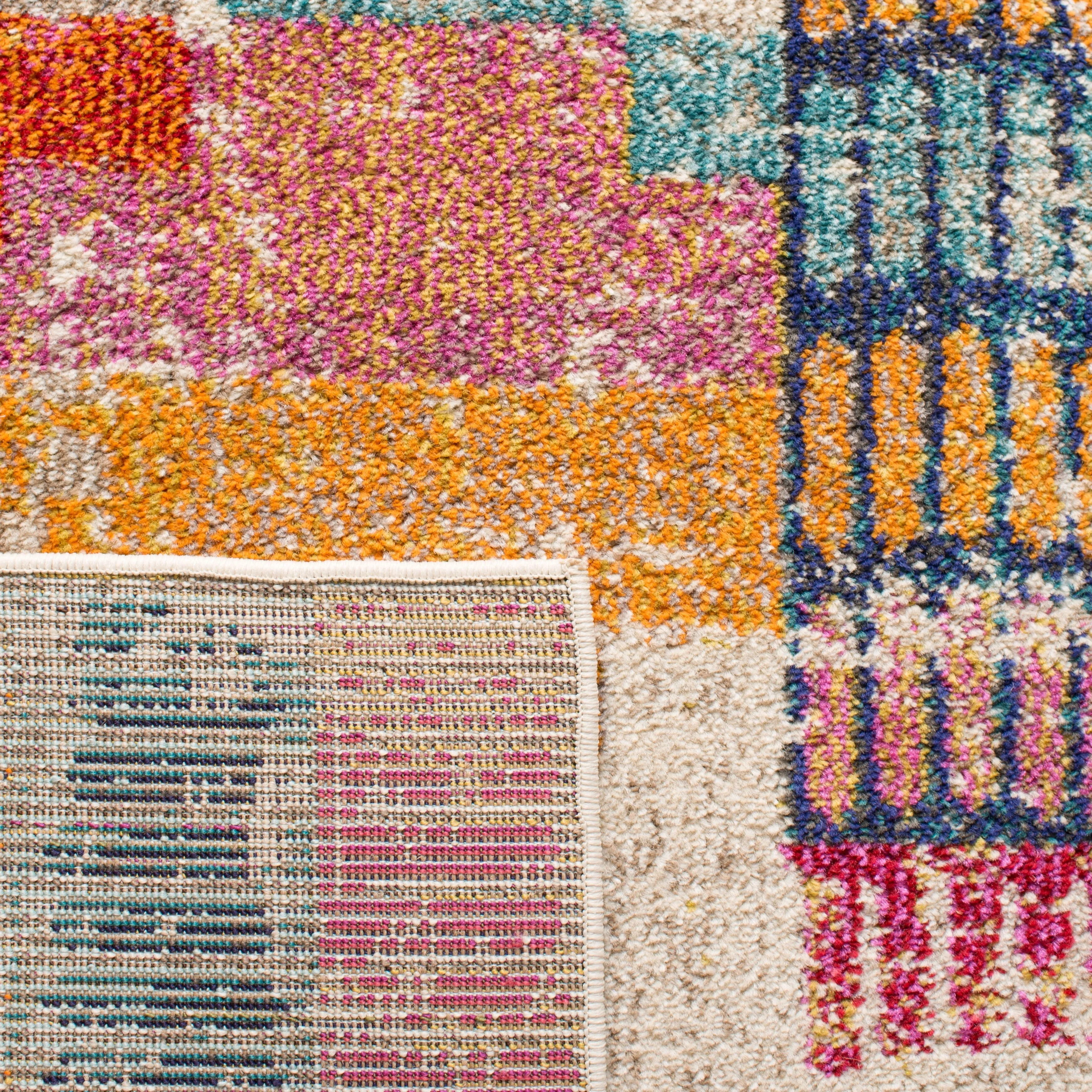 SAFAVIEH Madison Jocelyn Boho Distressed Rug