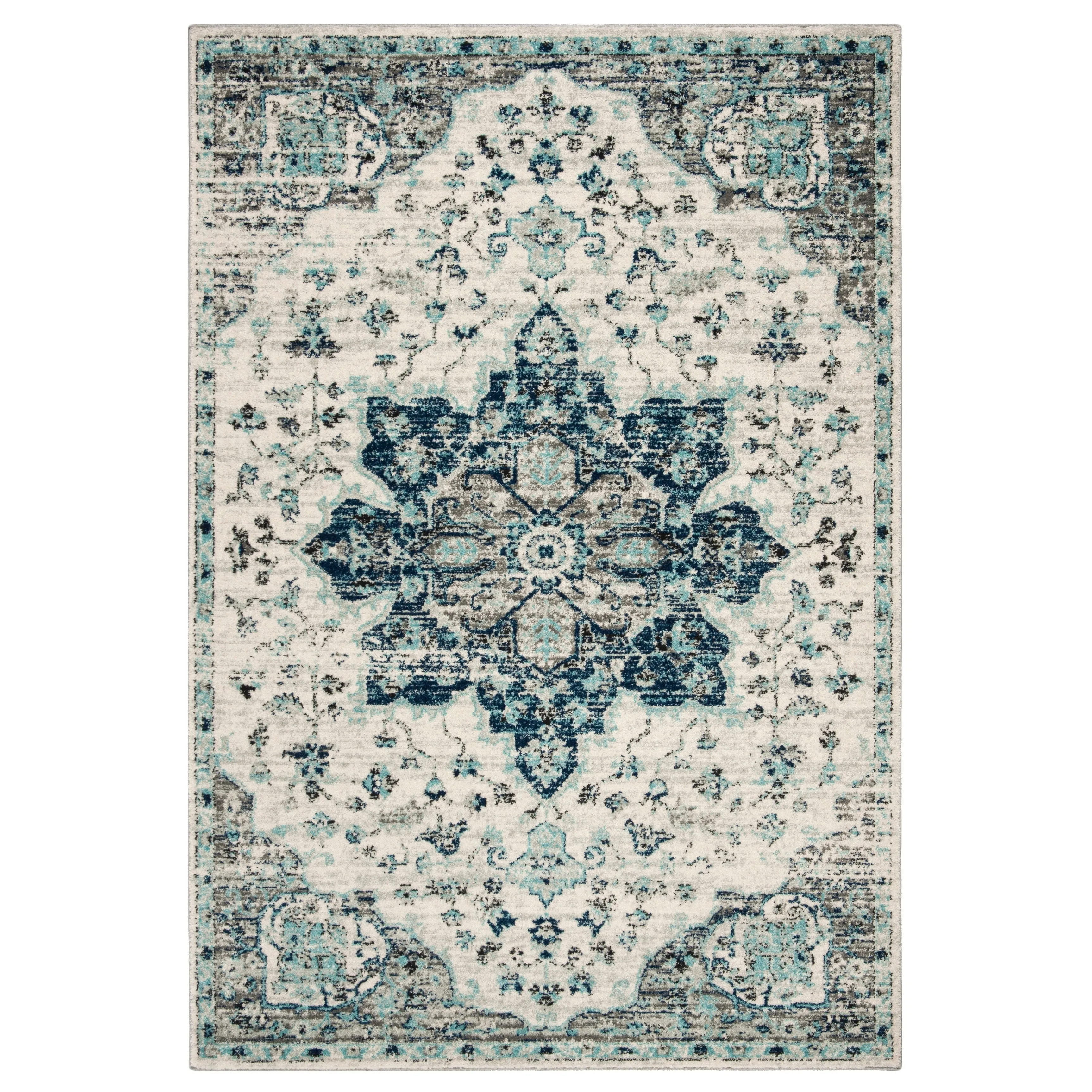 SAFAVIEH Madison Peggie Vintage Boho Medallion Rug