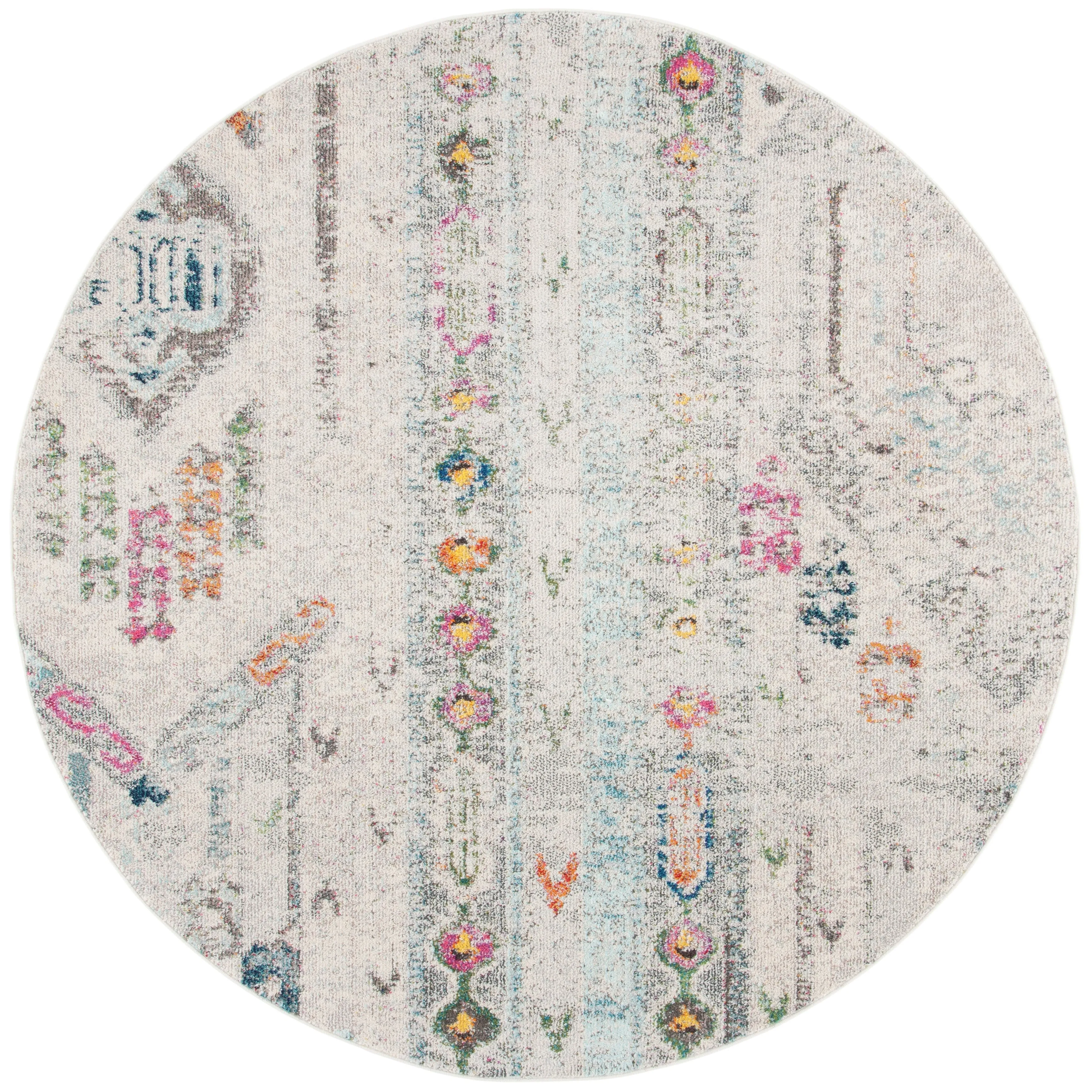 SAFAVIEH. Madison Sonya Abstract Boho Distressed Rug
