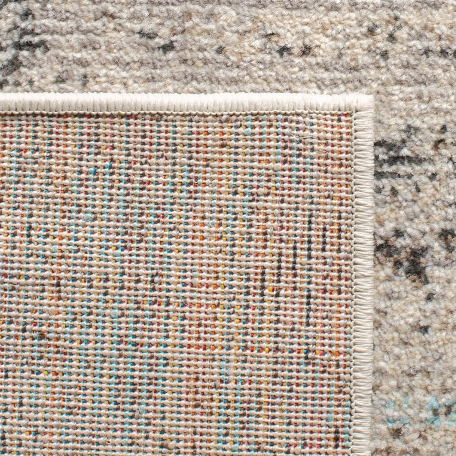 SAFAVIEH. Madison Sonya Abstract Boho Distressed Rug