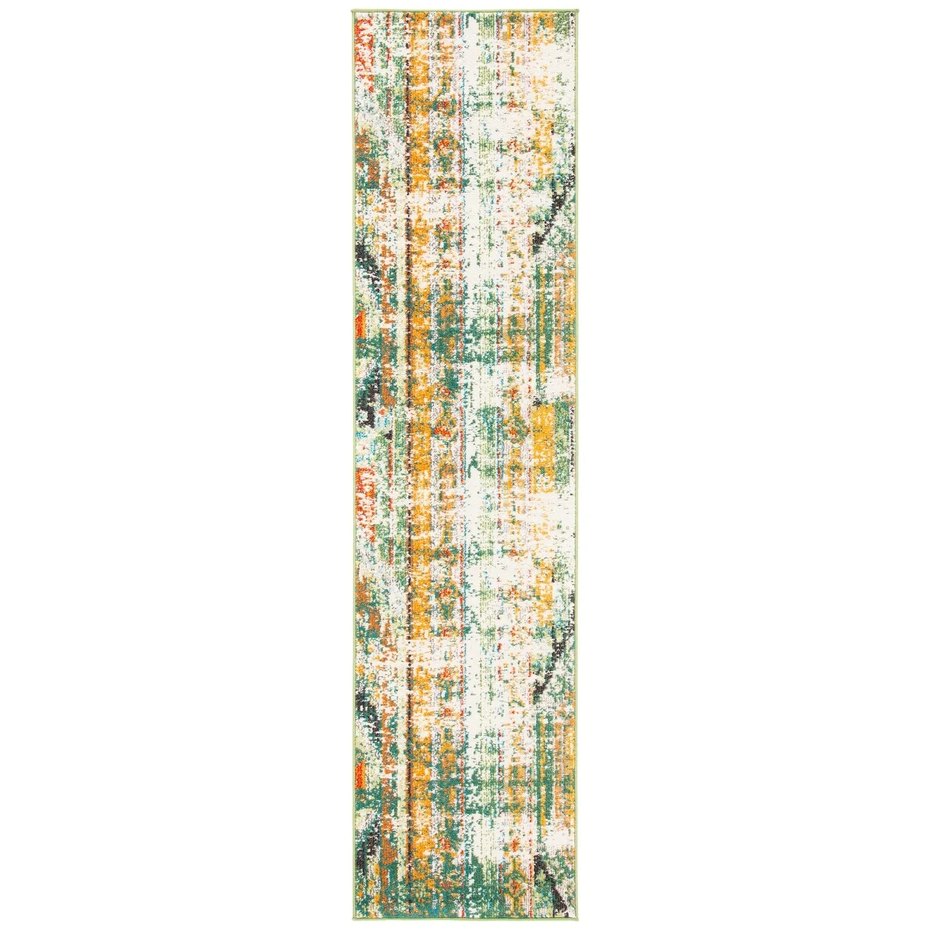 SAFAVIEH. Madison Sonya Abstract Boho Distressed Rug