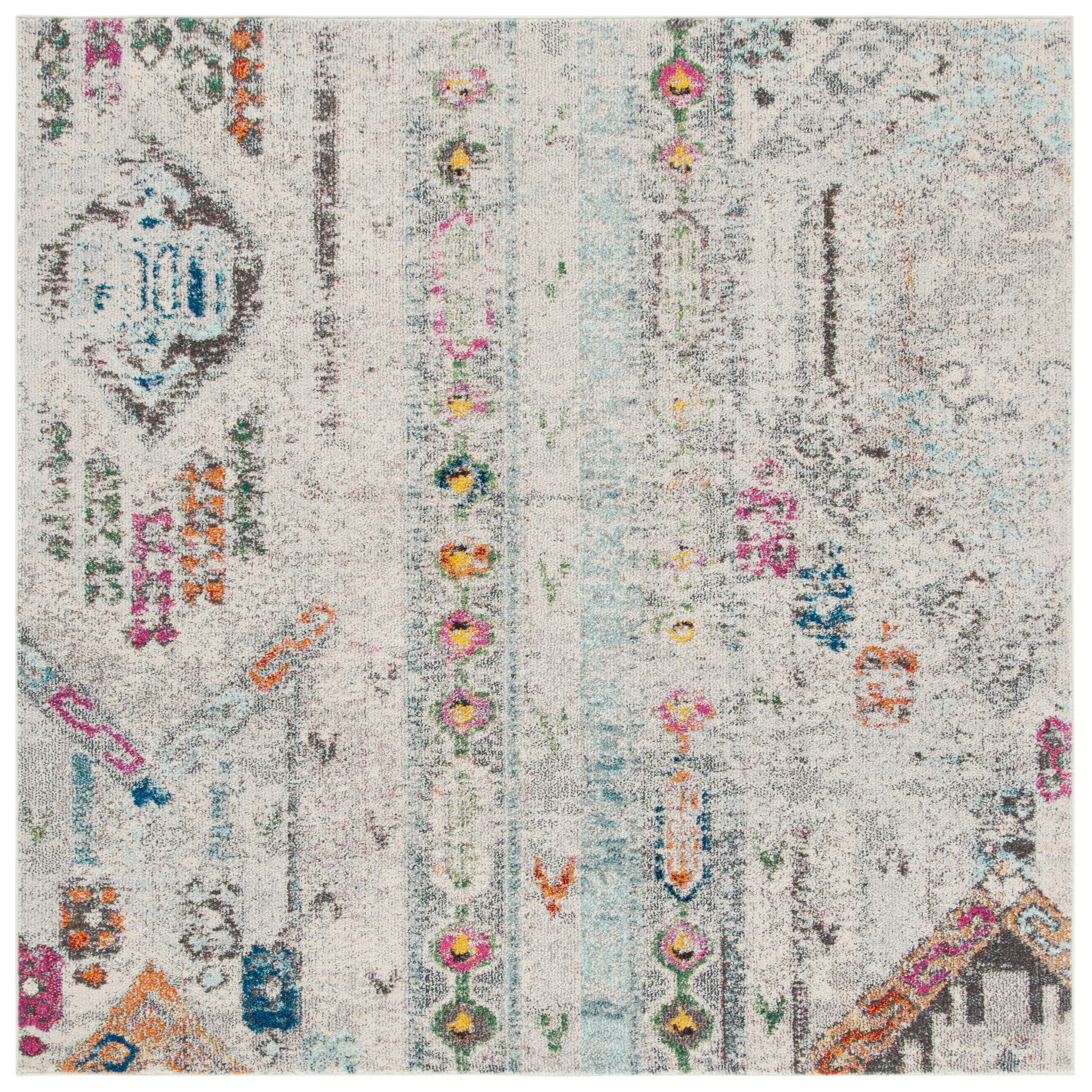SAFAVIEH. Madison Sonya Abstract Boho Distressed Rug