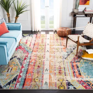 SAFAVIEH. Madison Sonya Abstract Boho Distressed Rug