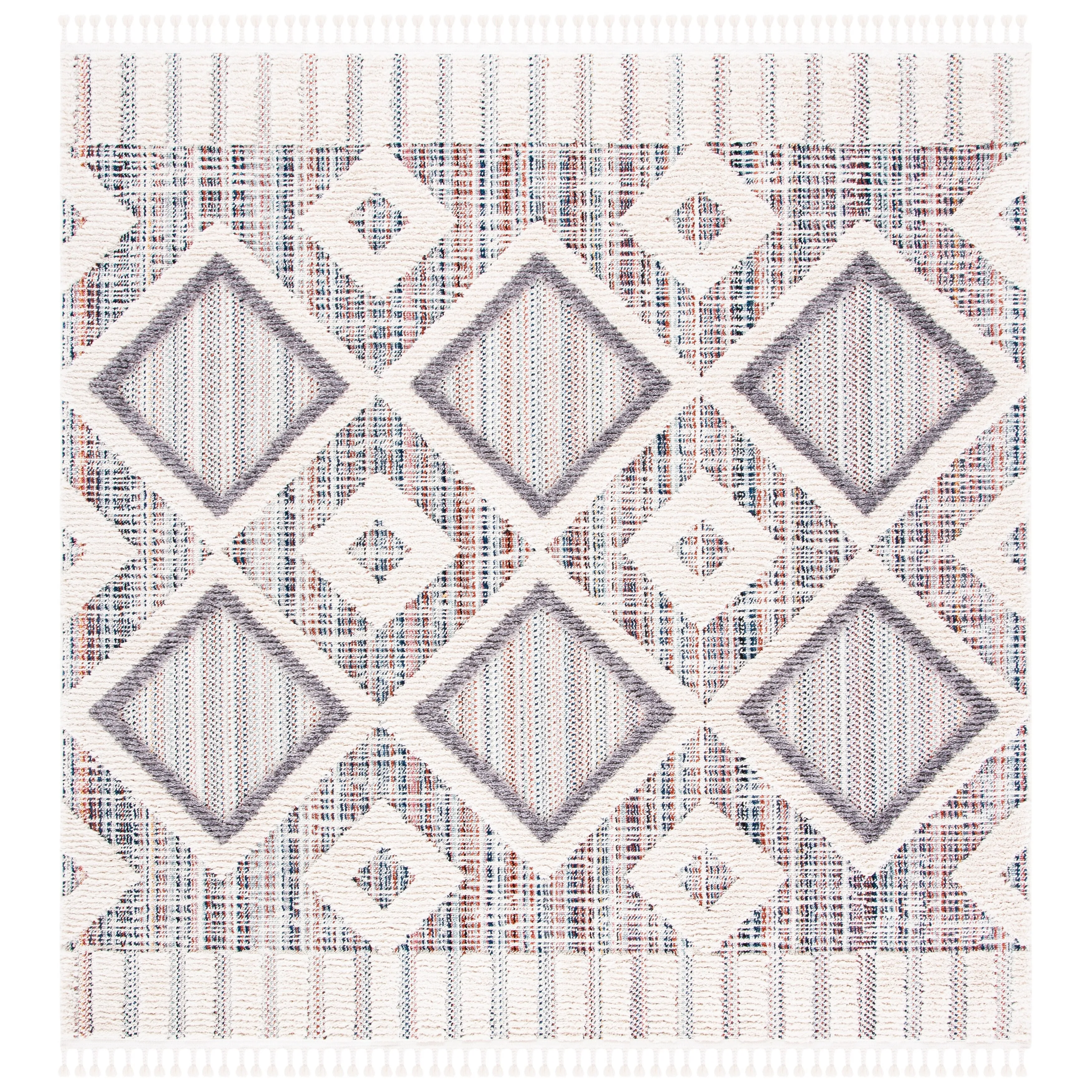 SAFAVIEH Marrakech Moroccan Elenore Boho Braided Tassel Area Rug