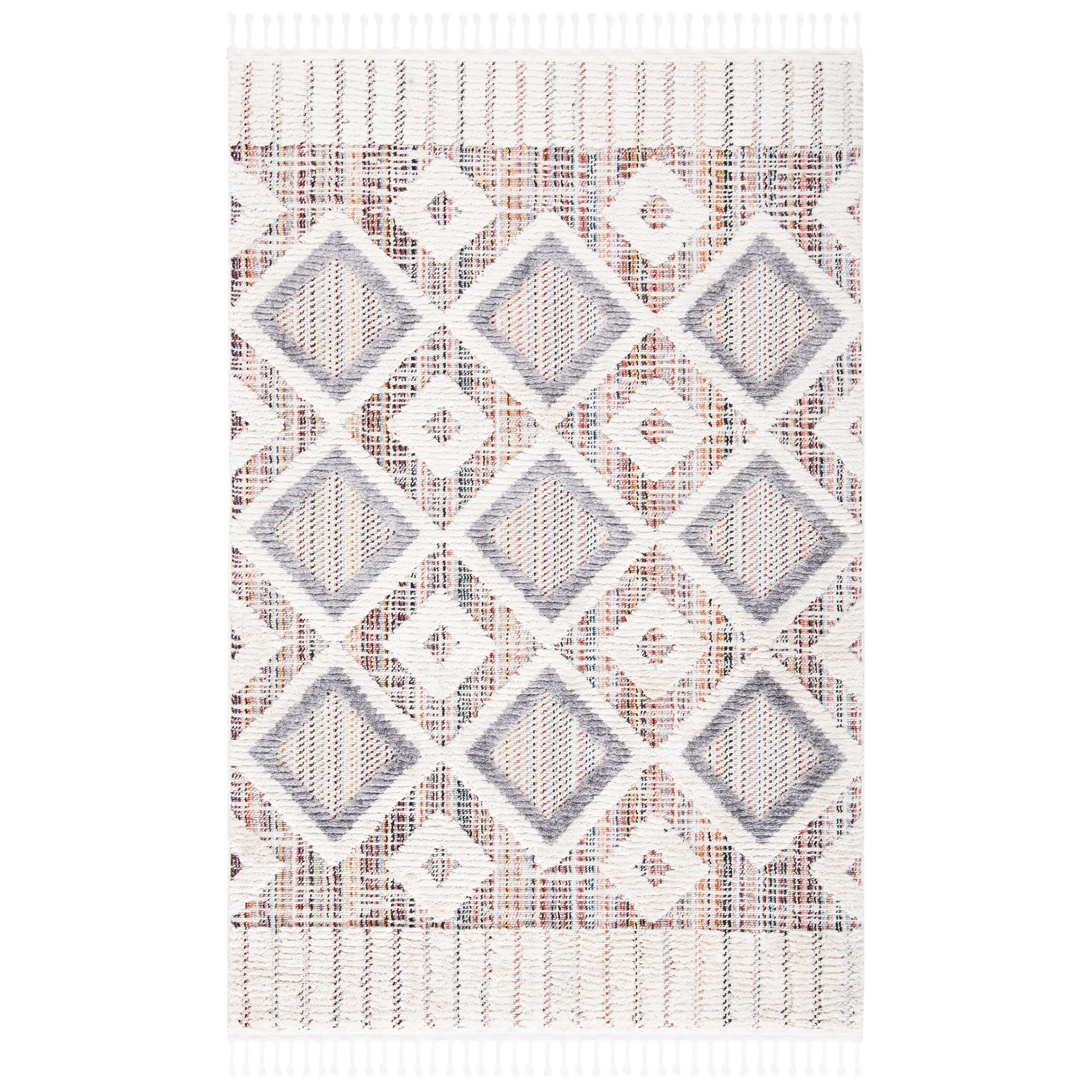 SAFAVIEH Marrakech Moroccan Elenore Boho Braided Tassel Area Rug