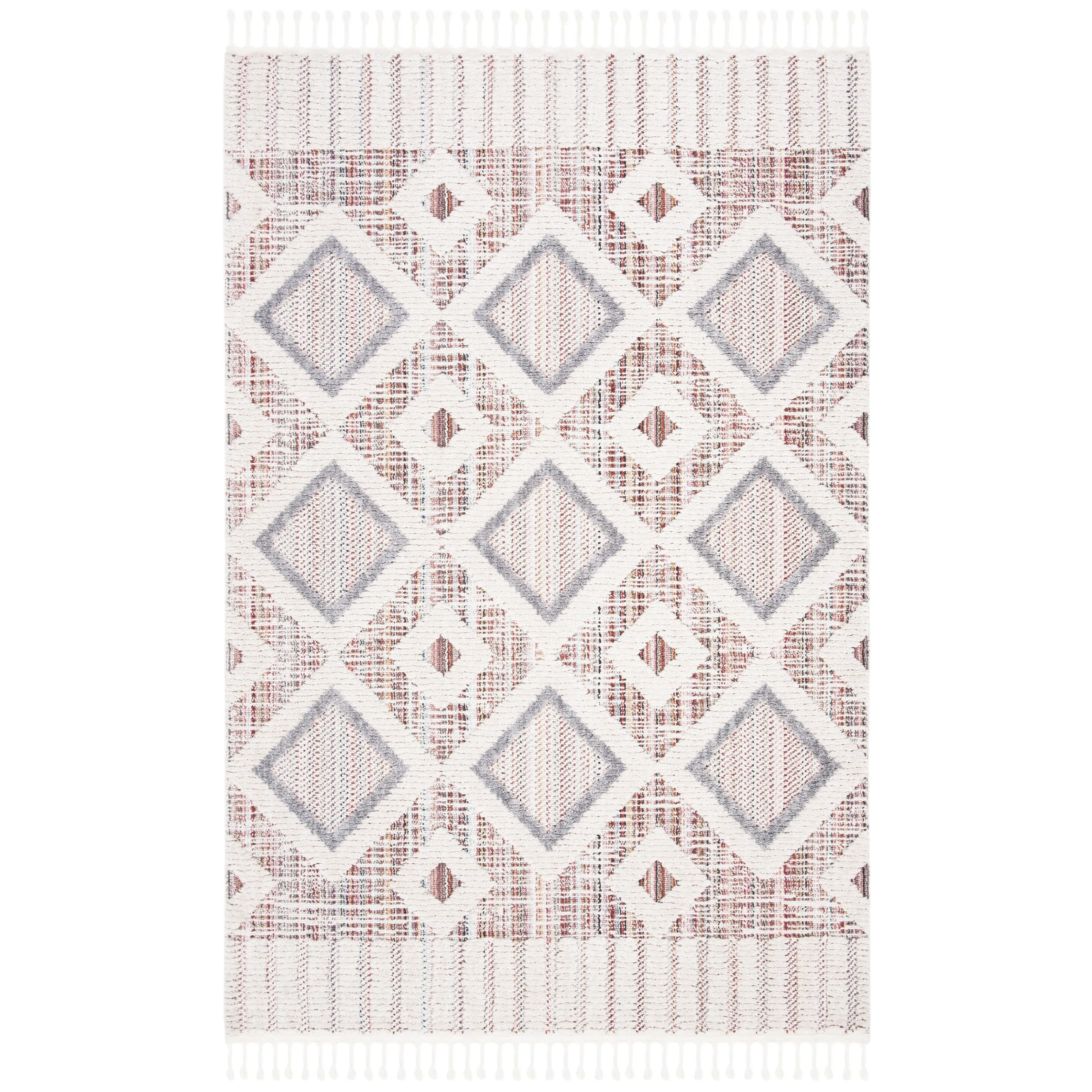 SAFAVIEH Marrakech Moroccan Elenore Boho Braided Tassel Area Rug