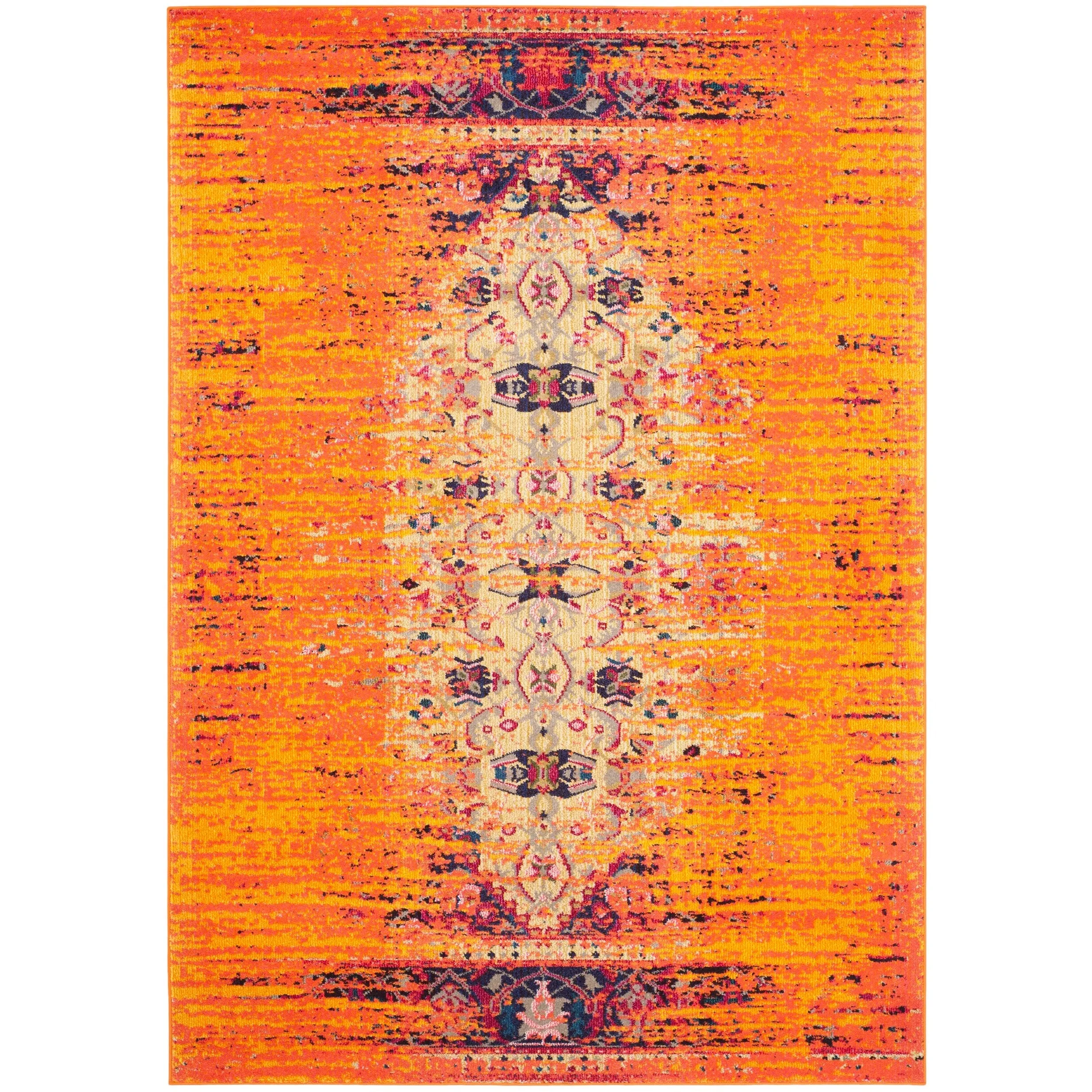 SAFAVIEH Monaco Iginia Distressed Boho Rug