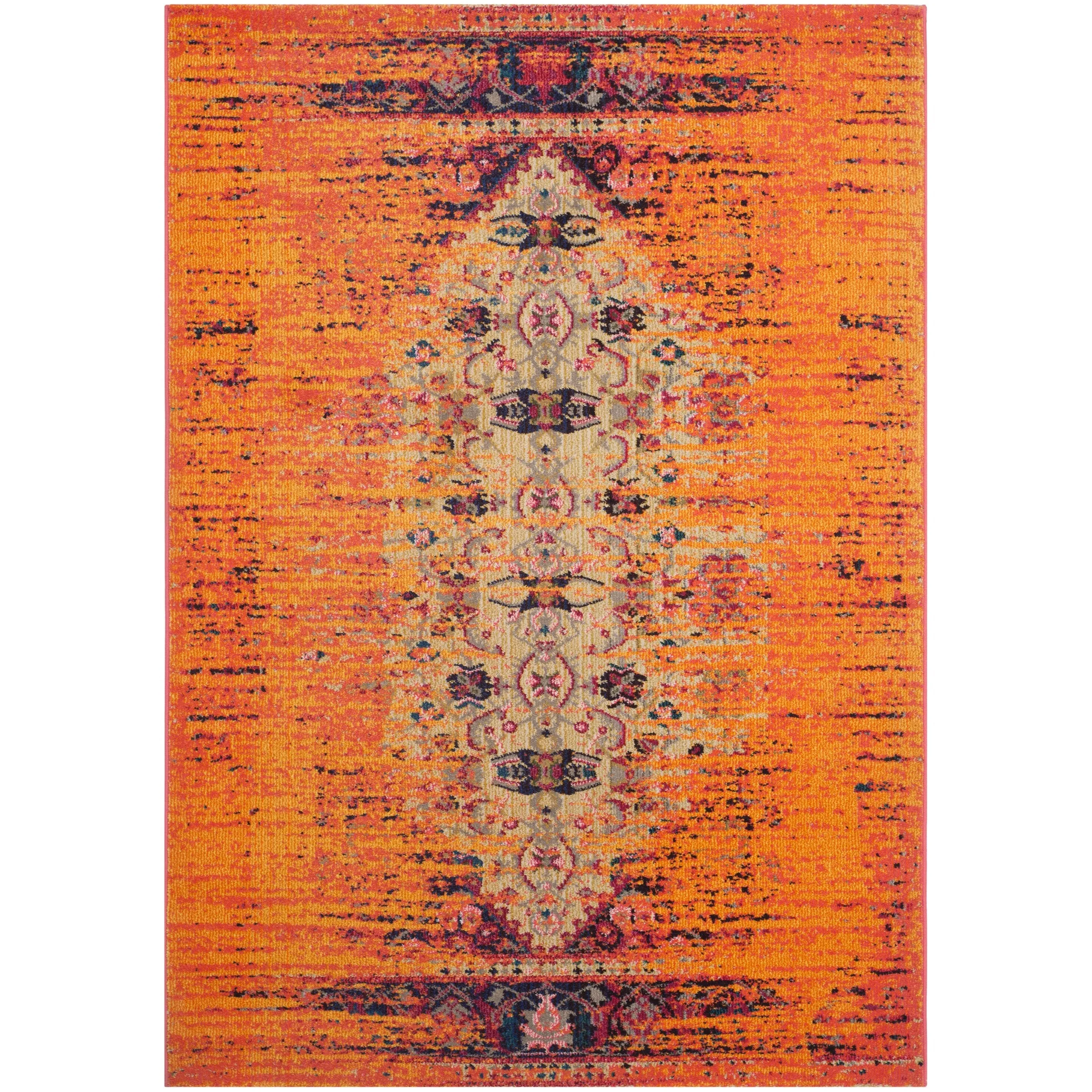 SAFAVIEH Monaco Iginia Distressed Boho Rug