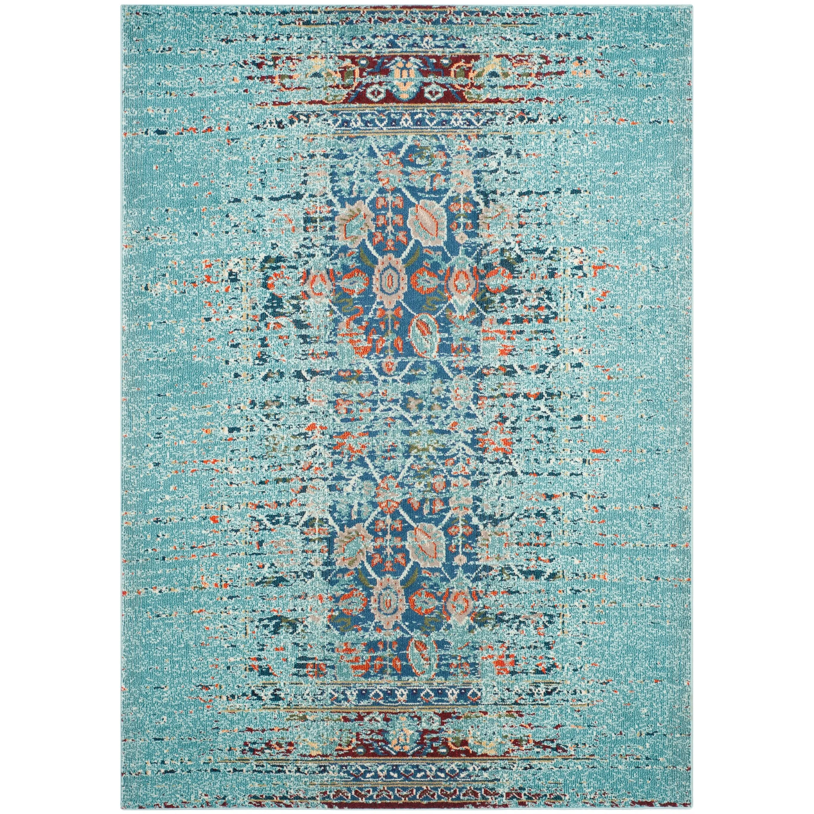 SAFAVIEH Monaco Katty Boho Rug - Blue/Multi - 6' 7 x 9' 2
