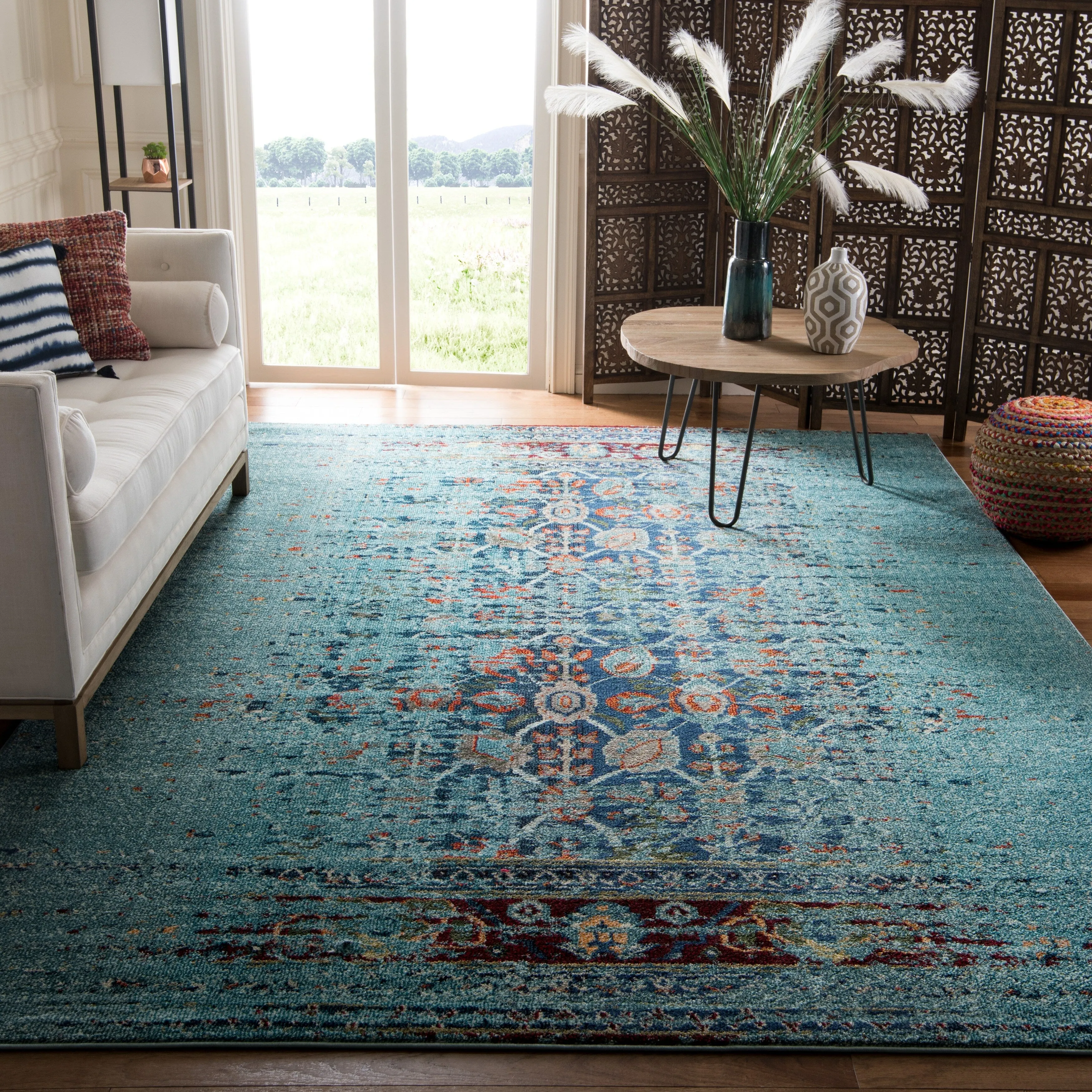 SAFAVIEH Monaco Katty Boho Rug - Blue/Multi - 9' x 12'