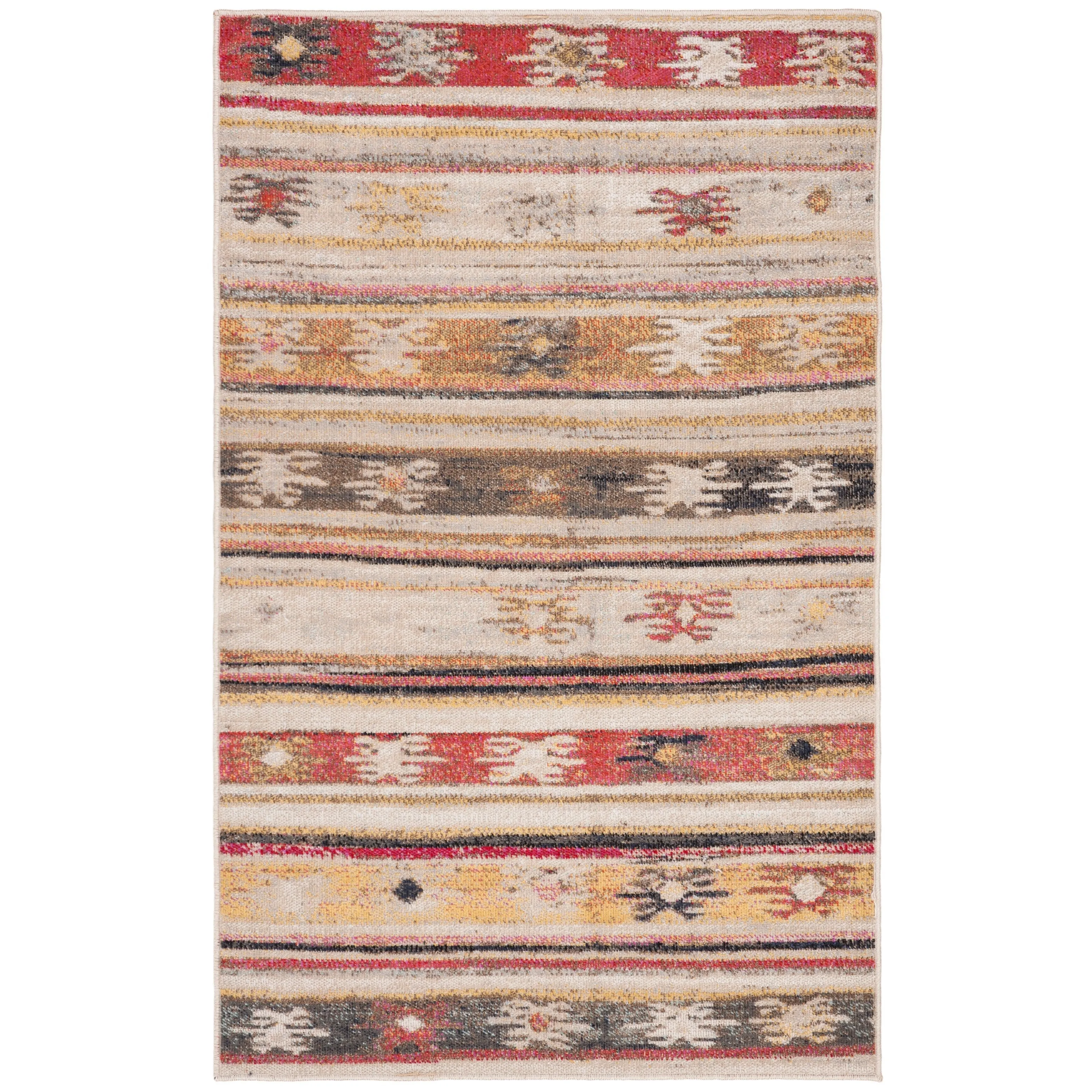 SAFAVIEH Montage Framhild Indoor/ Outdoor Waterproof Patio Backyard Rug