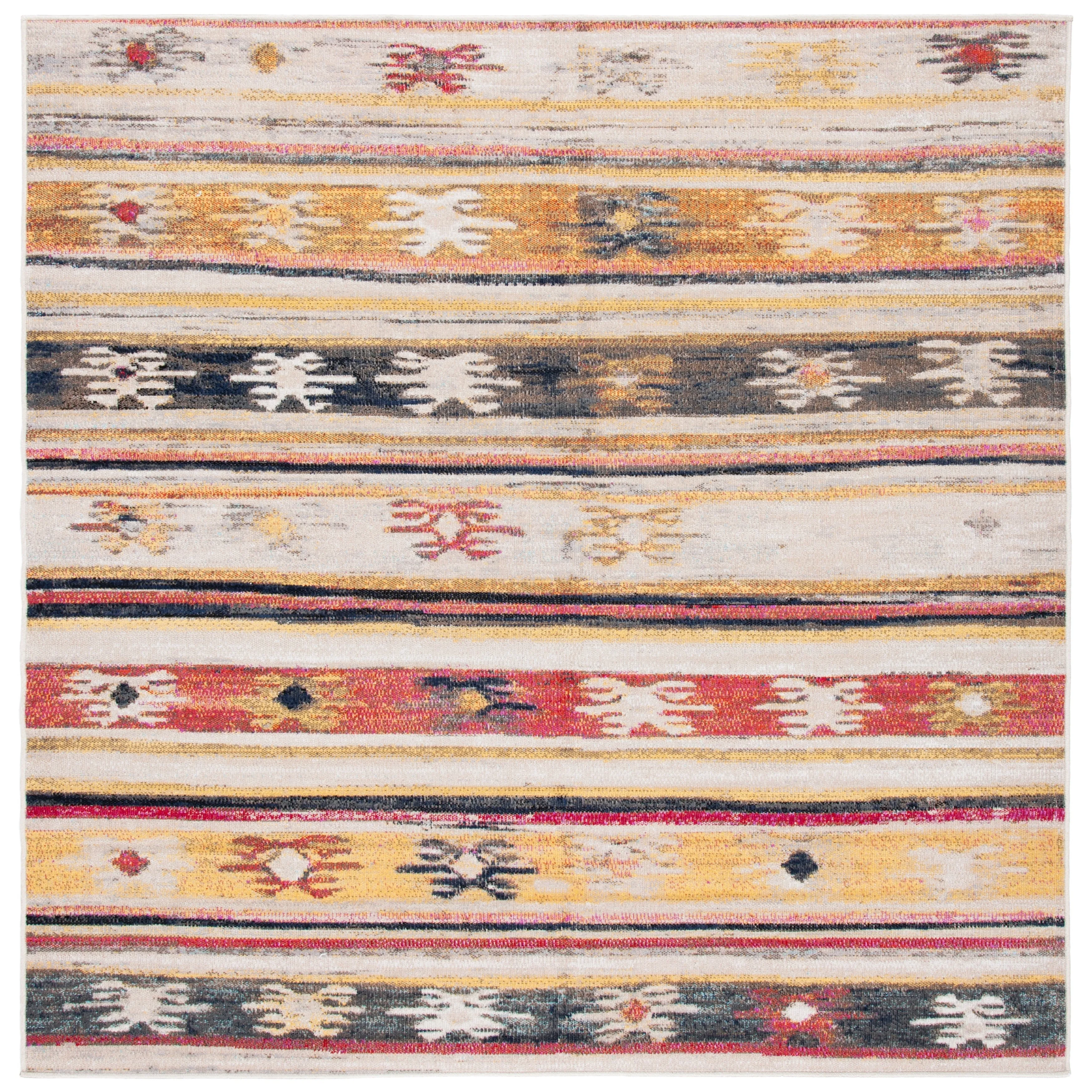 SAFAVIEH Montage Framhild Indoor/ Outdoor Waterproof Patio Backyard Rug