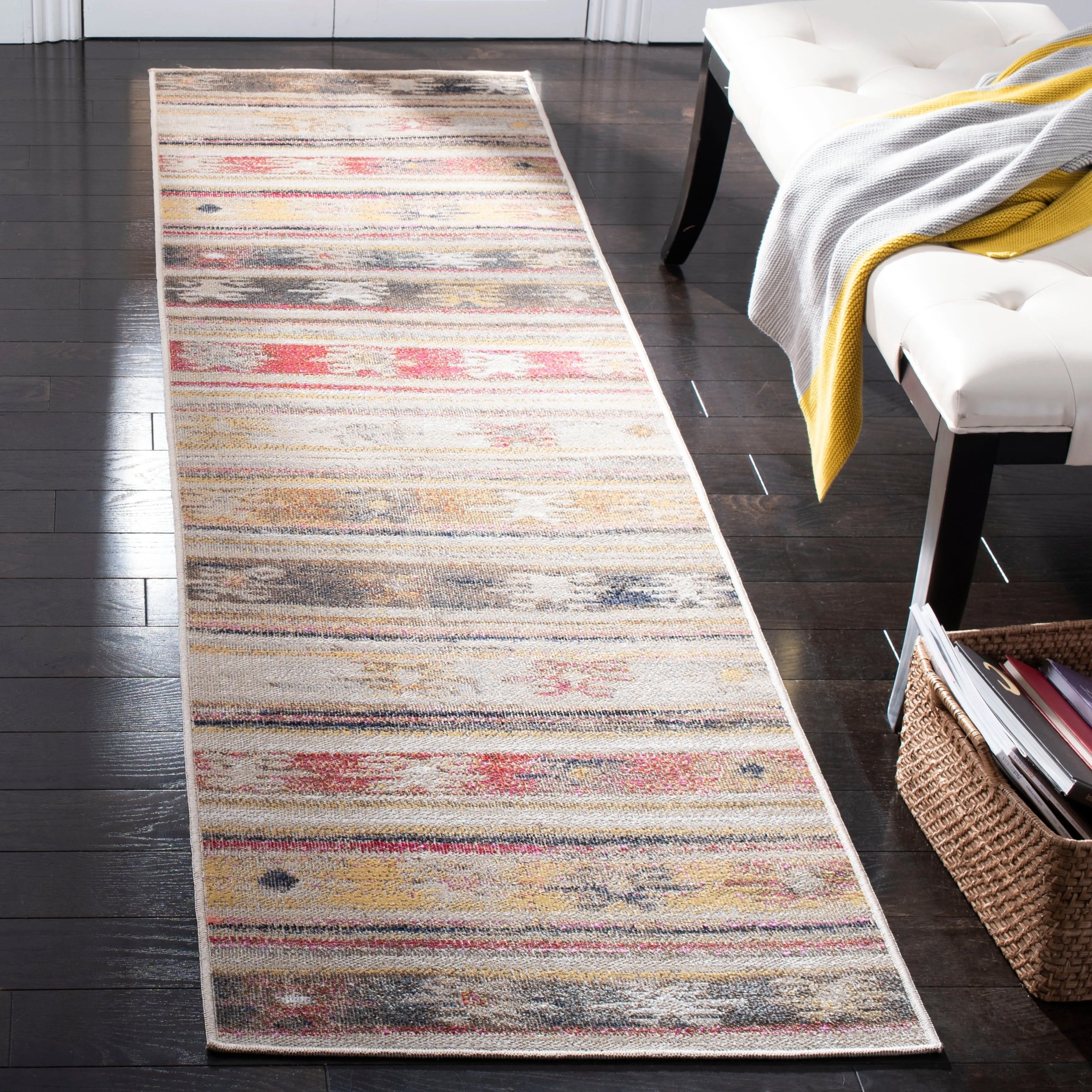 SAFAVIEH Montage Framhild Indoor/ Outdoor Waterproof Patio Backyard Rug