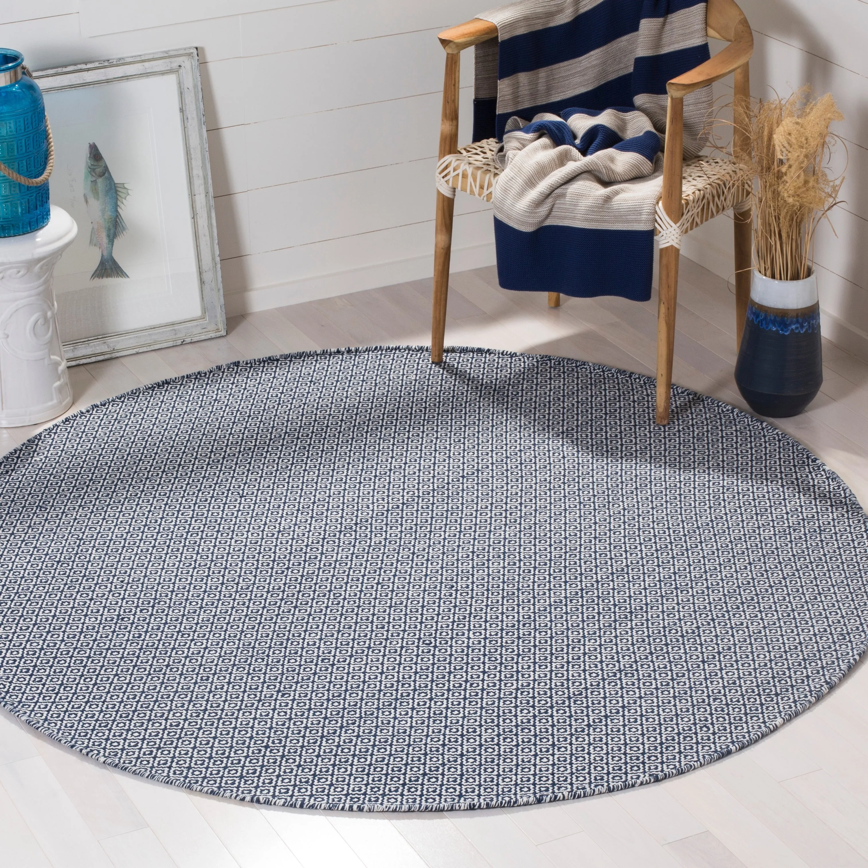 SAFAVIEH Montauk Bonita Handmade Cotton Area Rug