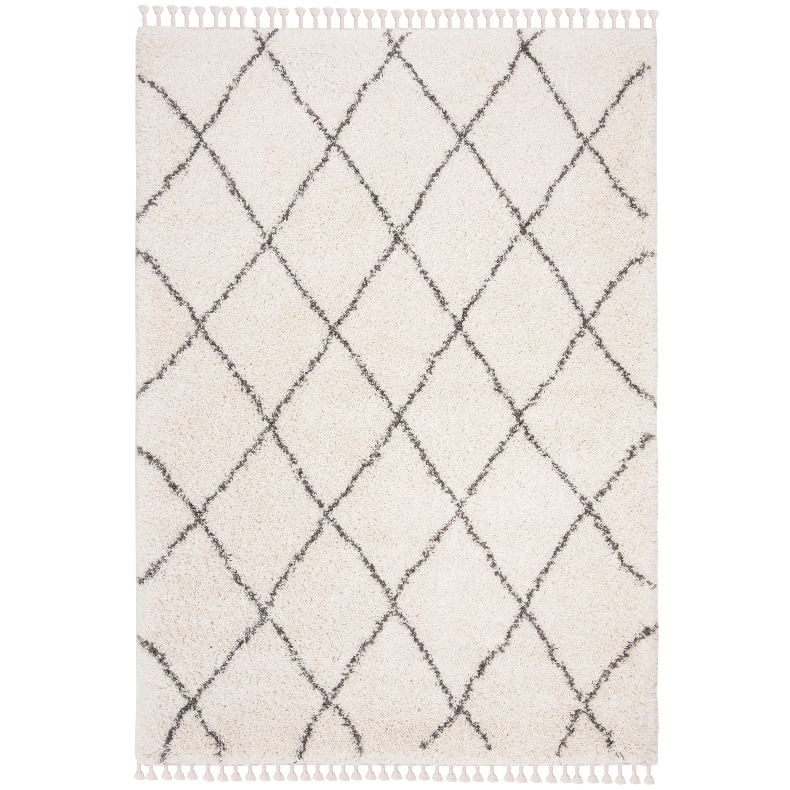 SAFAVIEH Moroccan Fringe Shag Leoma 2-inch Thick Rug