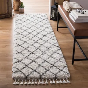 SAFAVIEH Moroccan Fringe Shag Leoma 2-inch Thick Rug