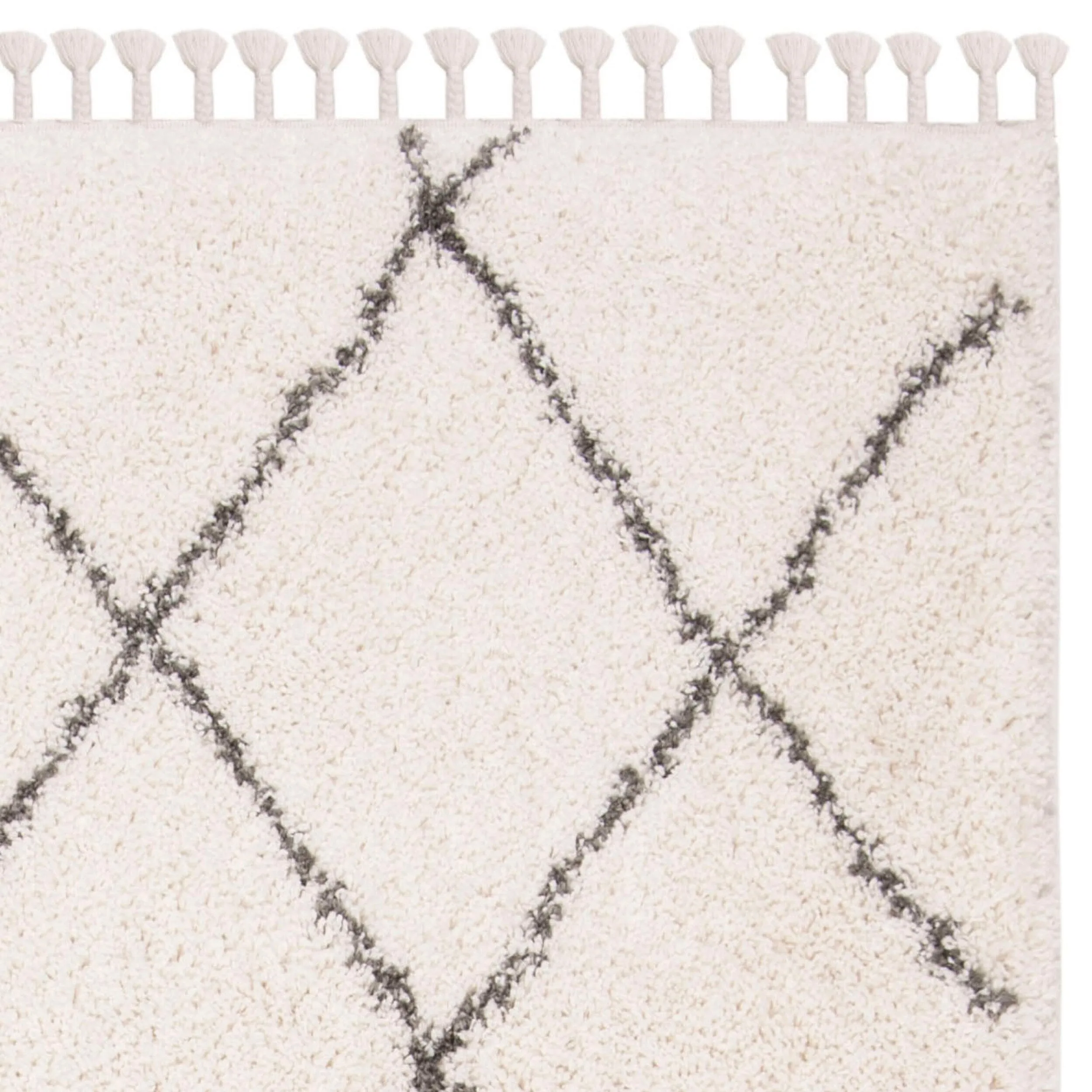SAFAVIEH Moroccan Fringe Shag Leoma 2-inch Thick Rug