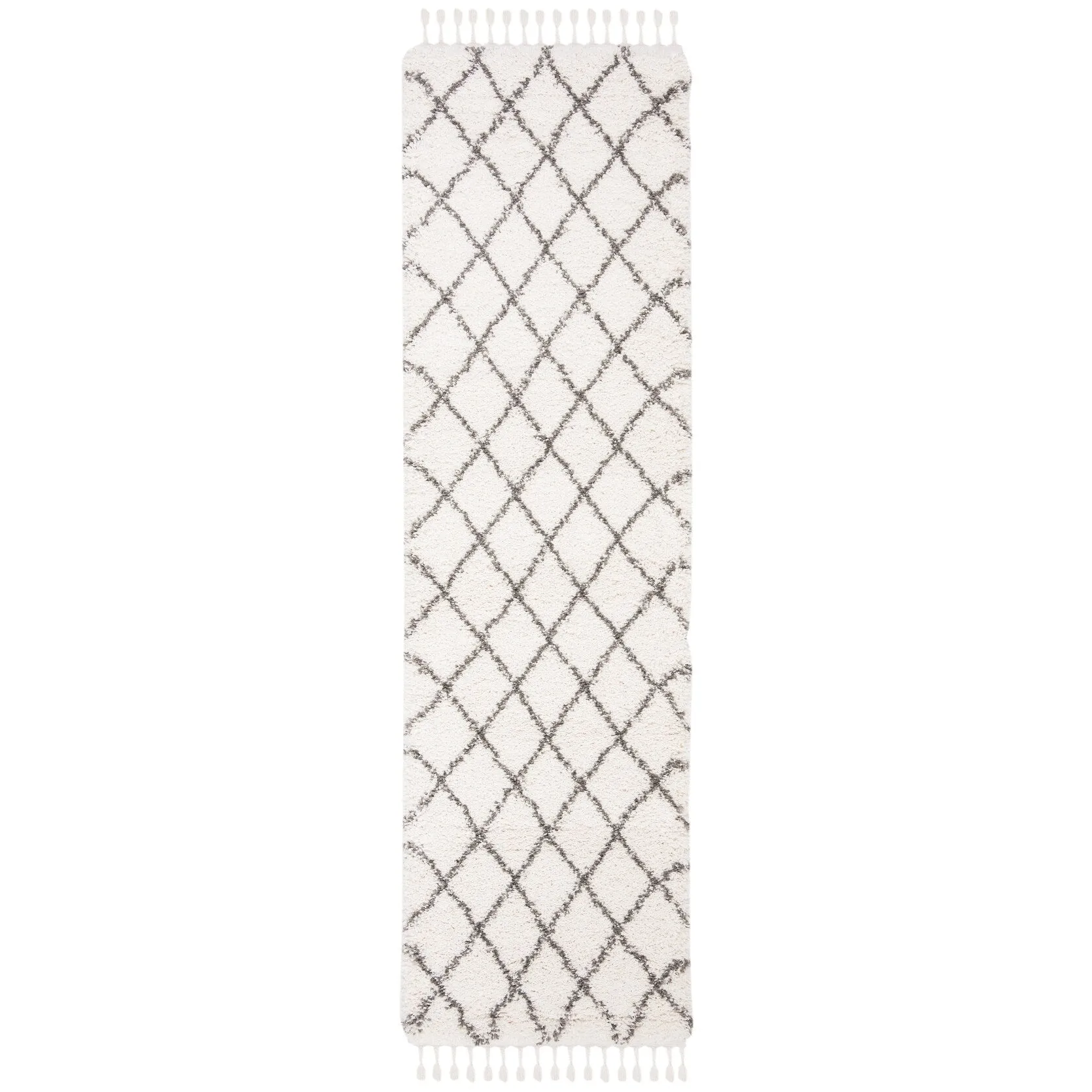 SAFAVIEH Moroccan Fringe Shag Leoma 2-inch Thick Rug