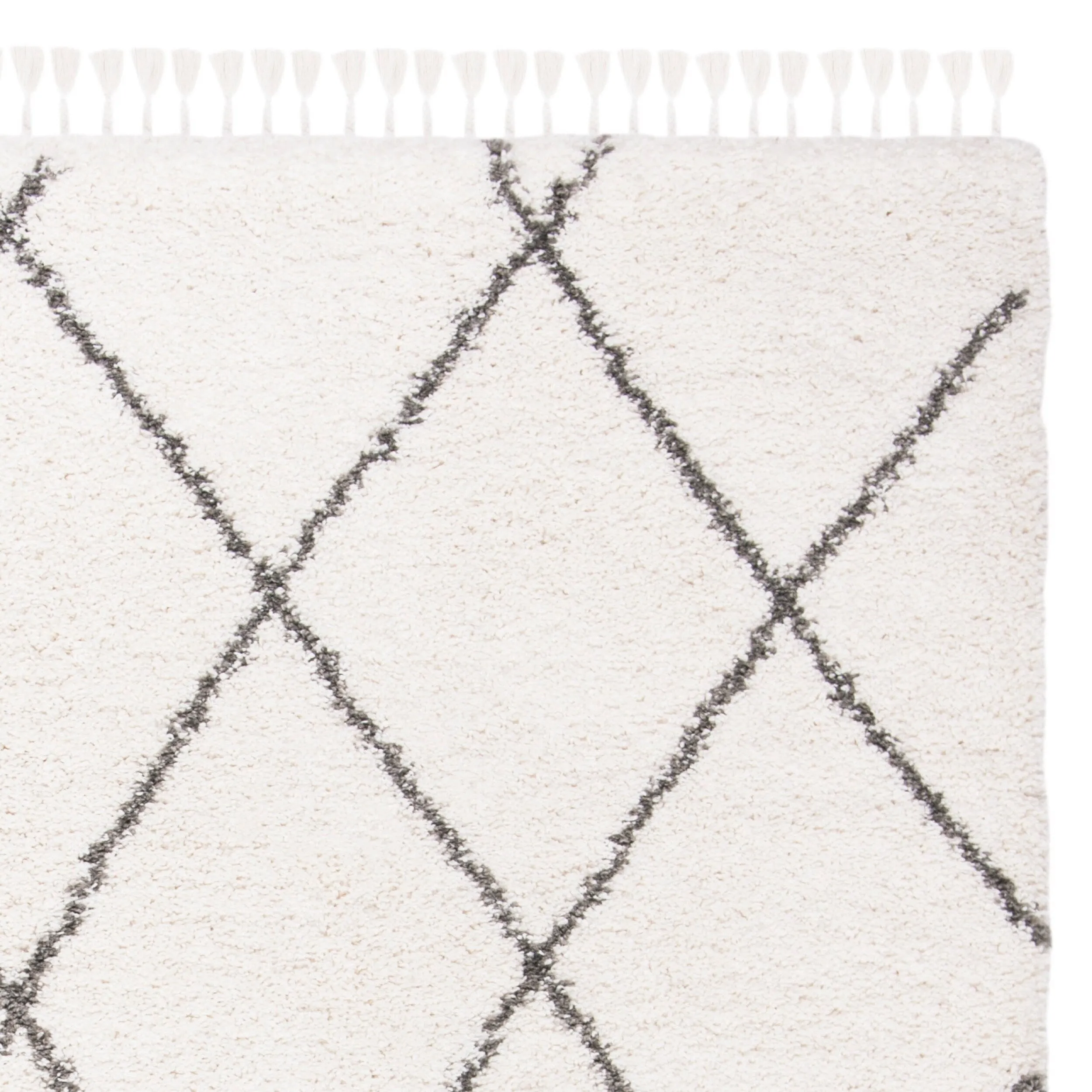 SAFAVIEH Moroccan Fringe Shag Leoma 2-inch Thick Rug