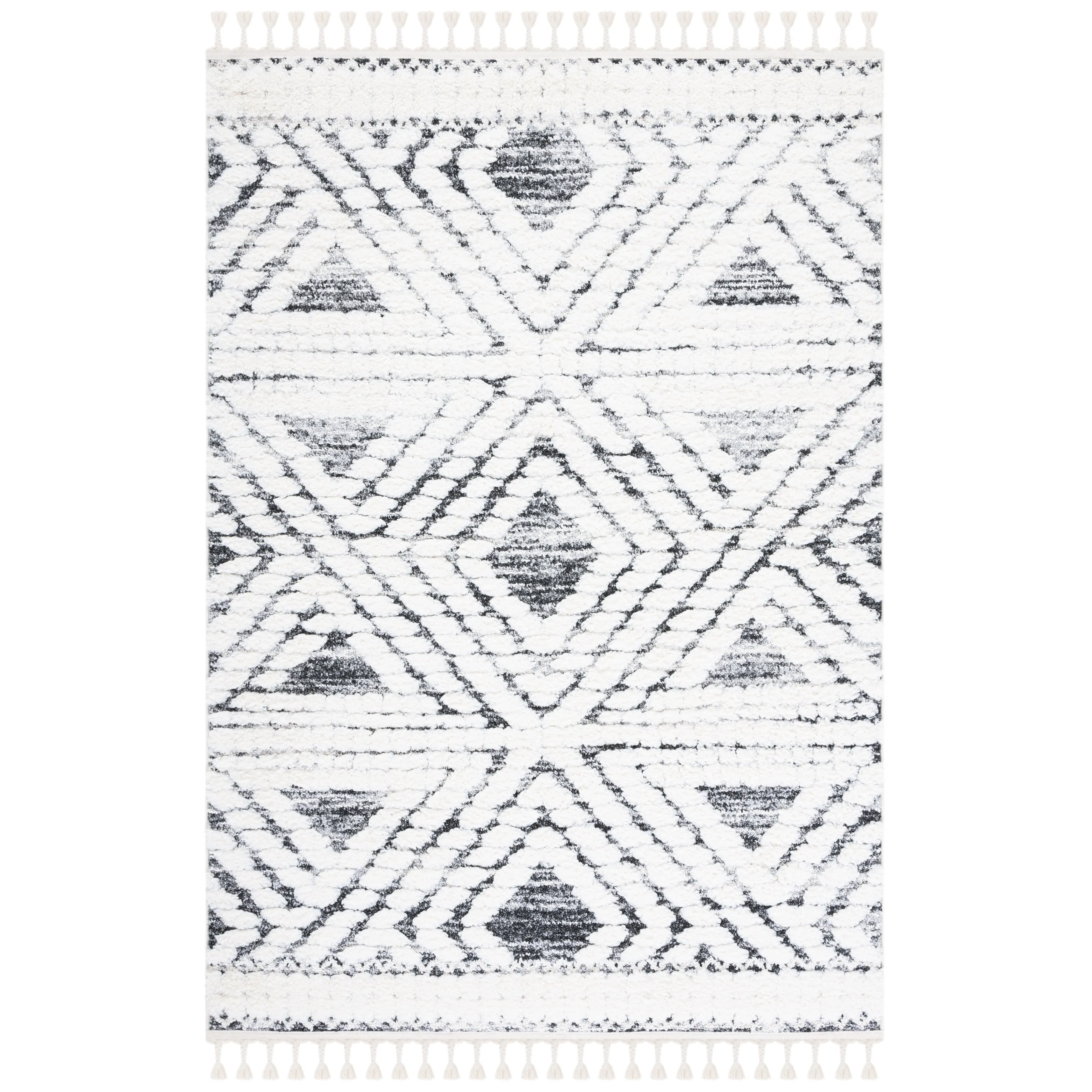 SAFAVIEH Moroccan Tassel Shag Antonina 2-inch Thick Rug