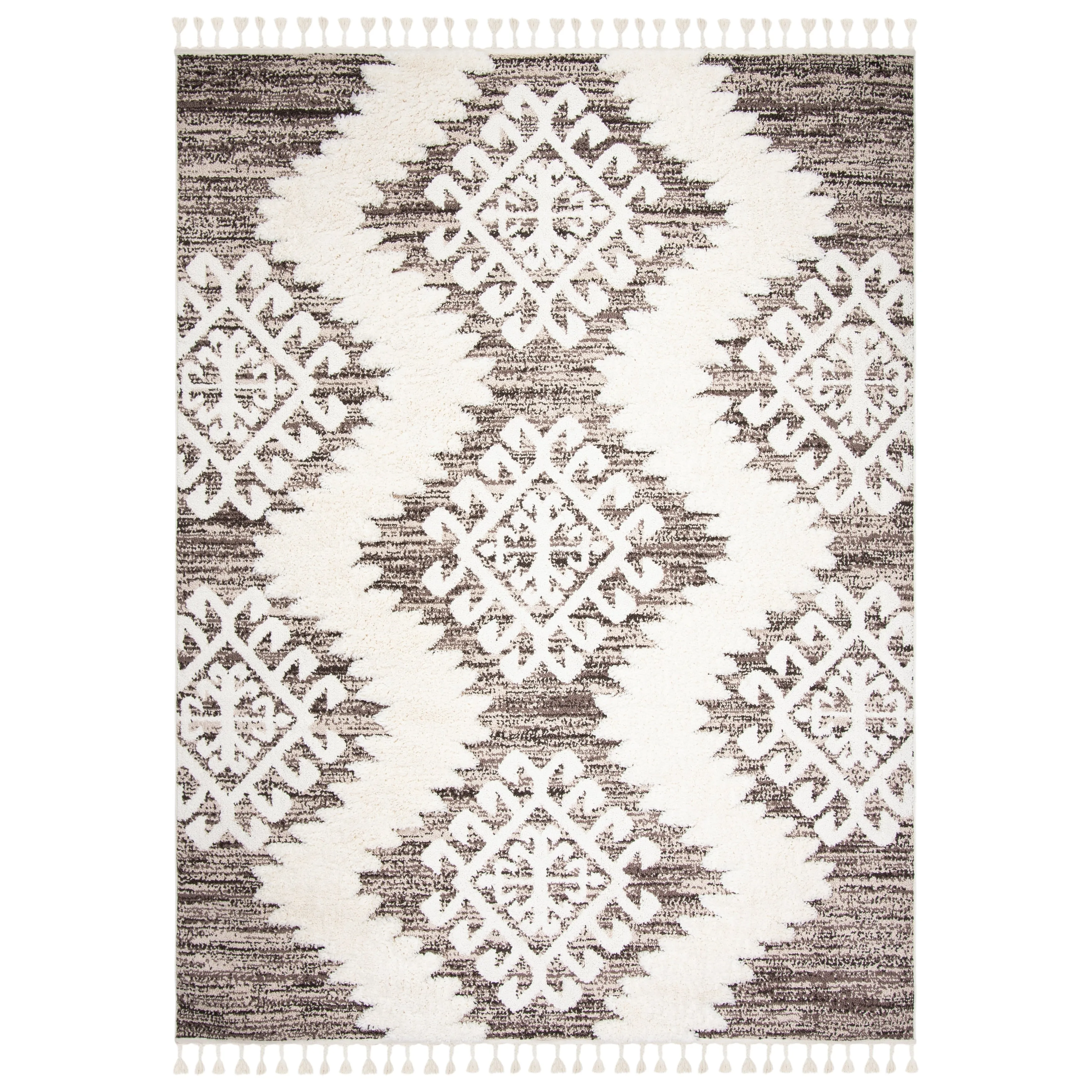 SAFAVIEH Moroccan Tassel Shag Berneice Boho Tribal 2-inch Thick